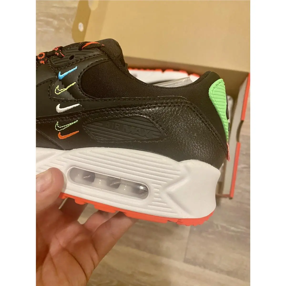 Nike shoes - Nike Air Max 90 - Air Max - CK7069-001 - Black-Flash Crimson, Manufacturer: black/black/flash crimson (UPC: 194493823465) 1