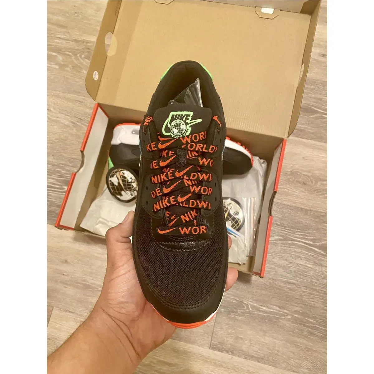 Nike shoes - Nike Air Max 90 - Air Max - CK7069-001 - Black-Flash Crimson, Manufacturer: black/black/flash crimson (UPC: 194493823465) 3
