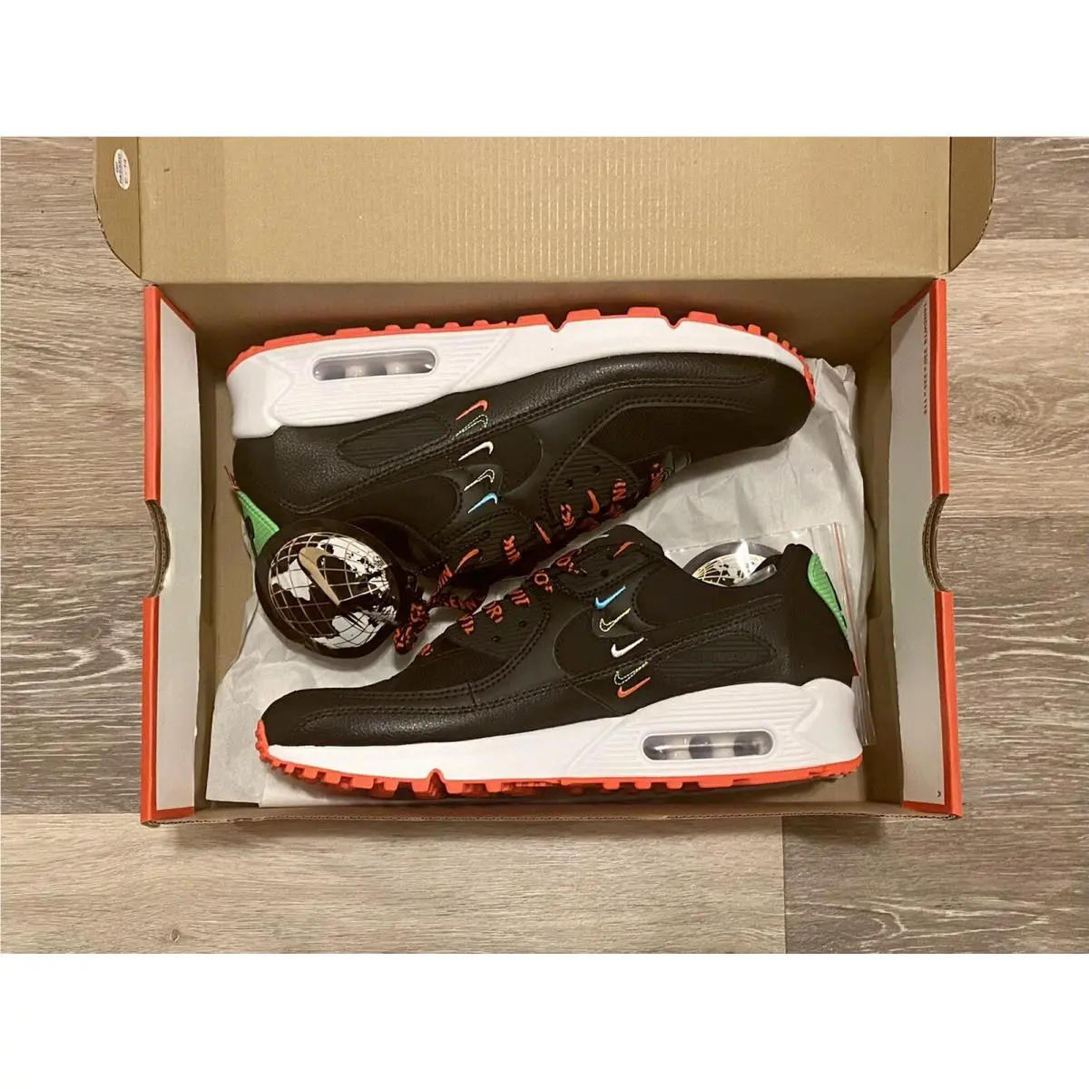 Nike shoes - Nike Air Max 90 - Air Max - CK7069-001 - Black-Flash Crimson, Manufacturer: black/black/flash crimson (UPC: 194493823465) 5