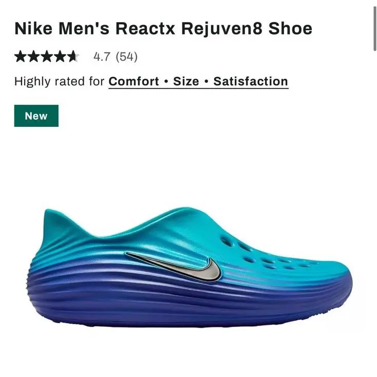 Nike shoes - Nike ReactX Rejuven8 - ReactX - HV5060-301 - Blue, Manufacturer: Dusty Cactus/Persian Violet/Off Noir 2