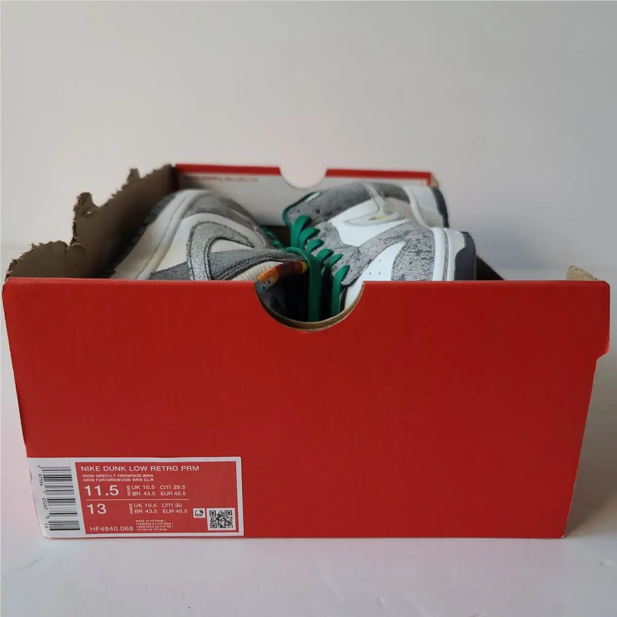 Nike shoes - Dunk Low Retro PRM - Dunk Low Retro PRM - HF4840-068 - Gray (UPC: 00197594651616) 5