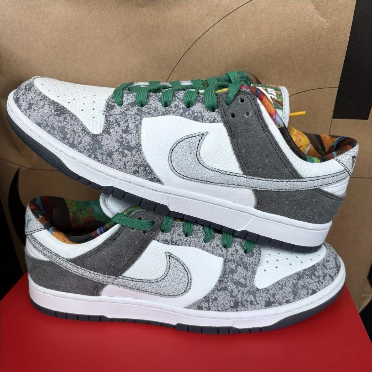 Nike shoes - Dunk Low Retro PRM - Dunk Low Retro PRM - HF4840-068 - Iron Grey/LT Orewood BRN (UPC: 00197594651616) 0