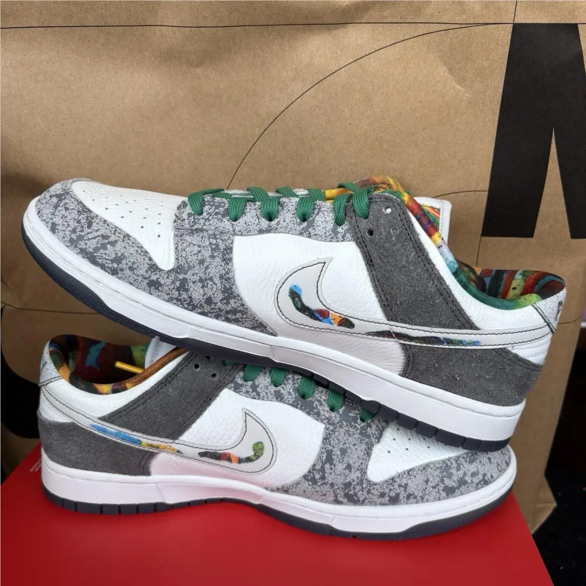 Nike shoes - Dunk Low Retro PRM - Dunk Low Retro PRM - HF4840-068 - Iron Grey/LT Orewood BRN (UPC: 00197594651616) 1