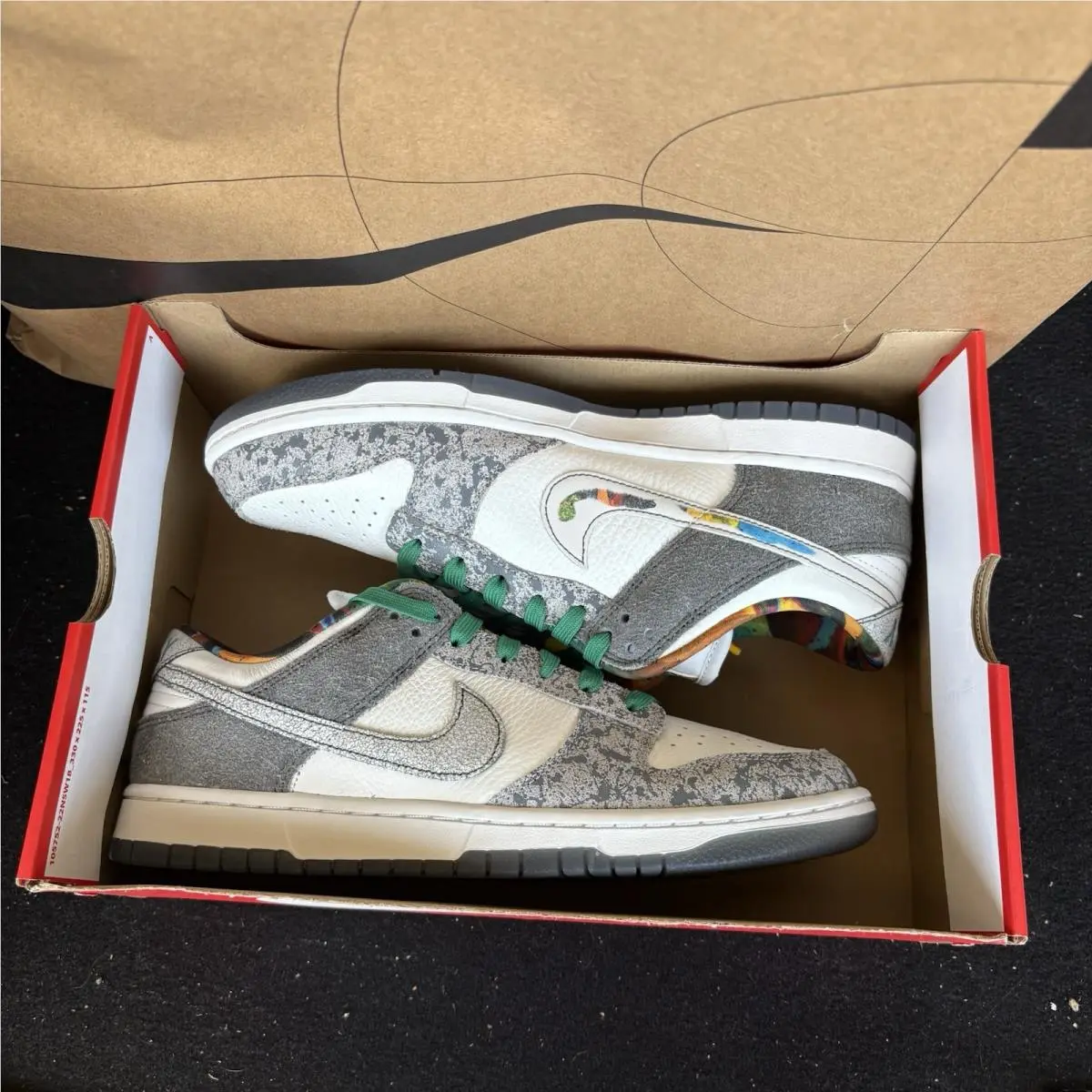 Nike shoes - Dunk Low Retro PRM - Dunk Low Retro PRM - HF4840-068 - Iron Grey/LT Orewood BRN (UPC: 00197594651616) 6