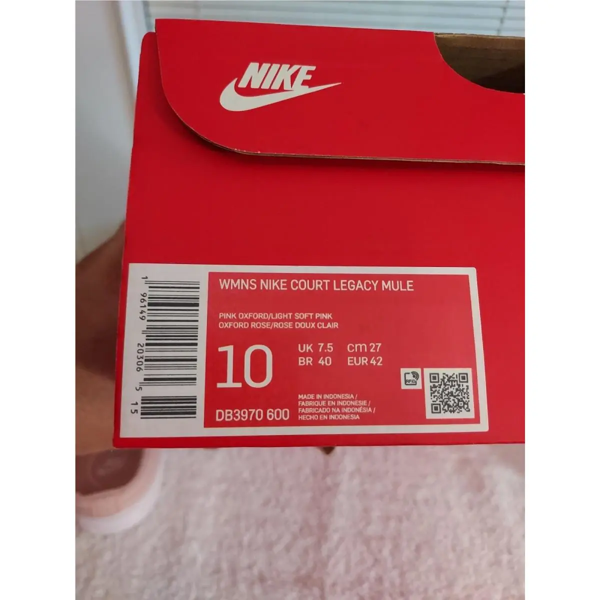 Nike shoes - Nike Court Legacy Mule - Court Legacy Mule - Pink 12
