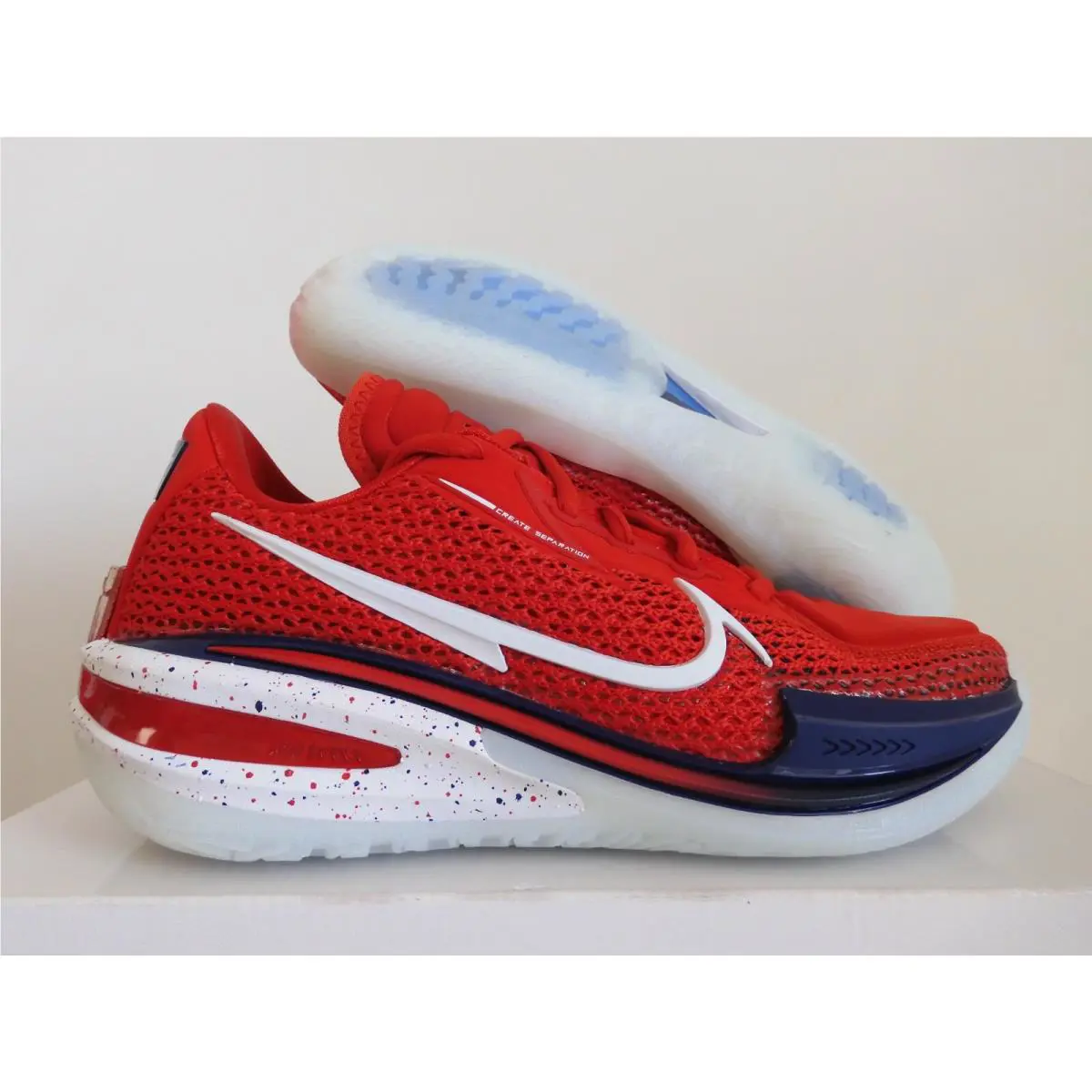 Nike Air Zoom G.t. Cut GT Cut Usa Red SZ 3.5 Mens-womens SZ 5 CZ0175-604
