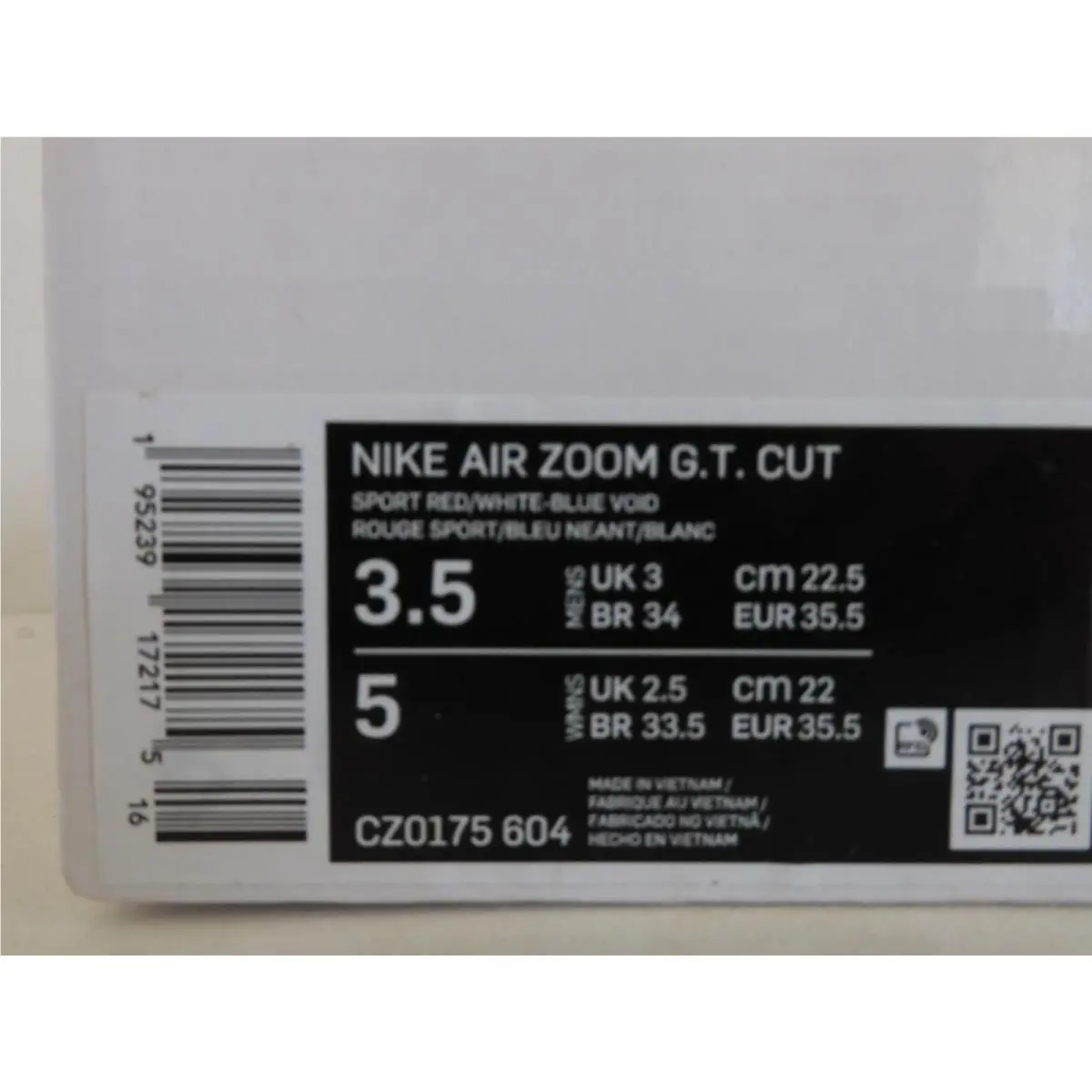 Nike shoes - Nike Air Zoom G.T. CUT - Red (UPC: 195239172175) 3