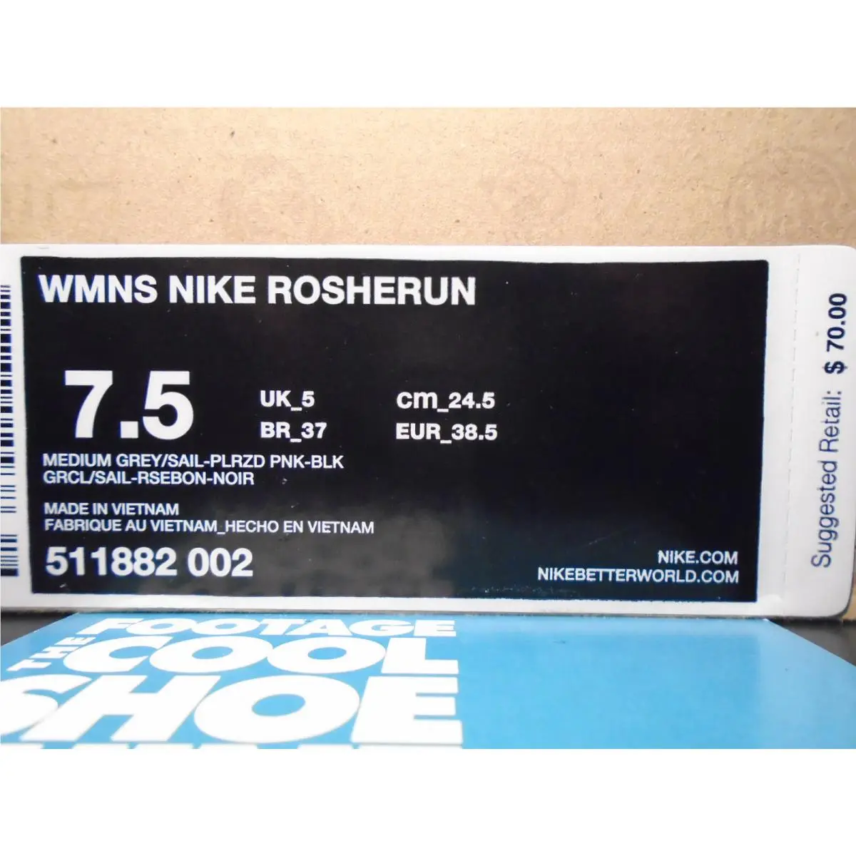 Nike shoes - Nike Rosherun - Rosherun - 511882-002 - Silver 7