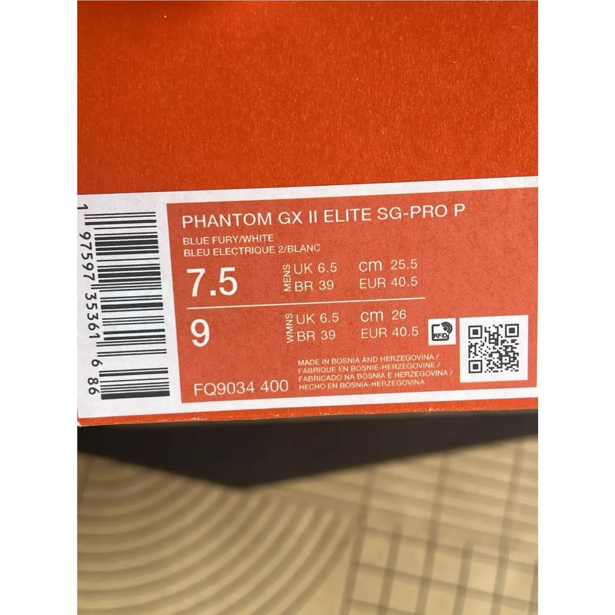 Nike shoes - Nike Phantom GX - Phantom - FQ9034-400 - Blue (UPC: 0197597337005) 3