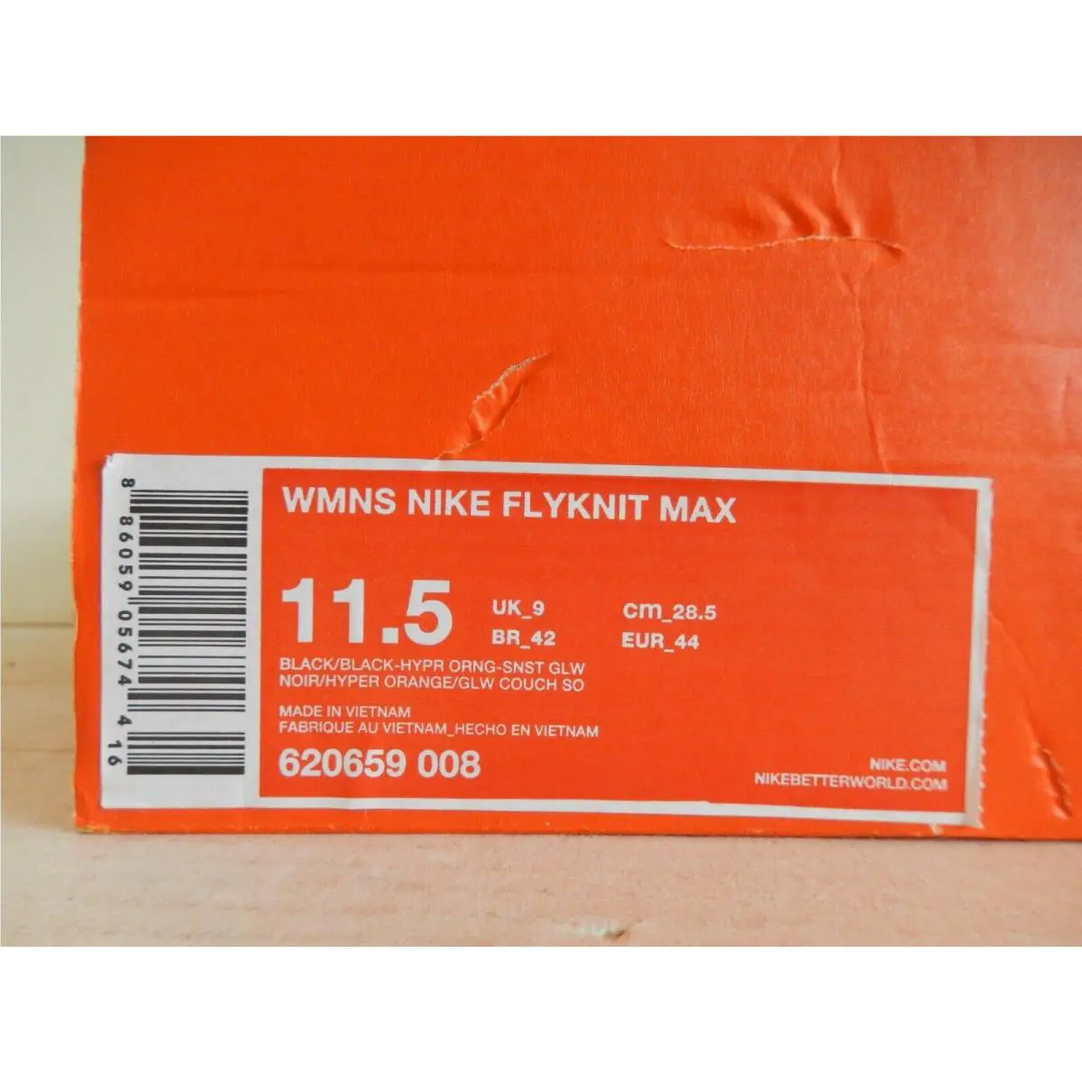 Nike shoes Flyknit Max - Black 3