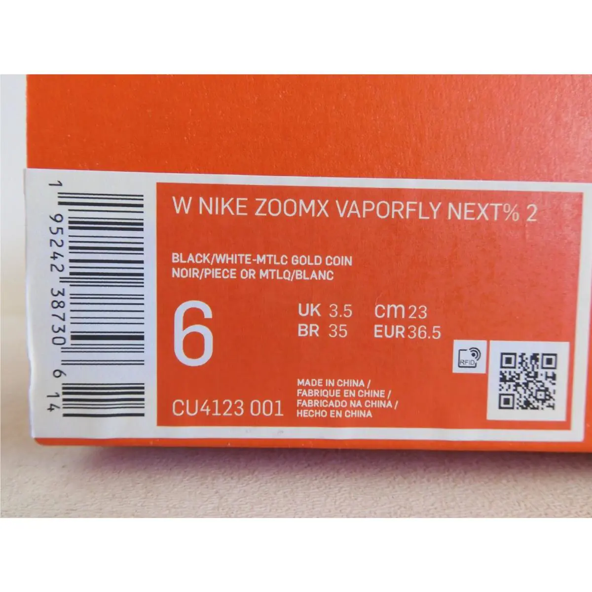 Nike shoes - Nike ZoomX Vaporfly Next% 2 - Cu4123-001 - Black (UPC: 195242387306) 3
