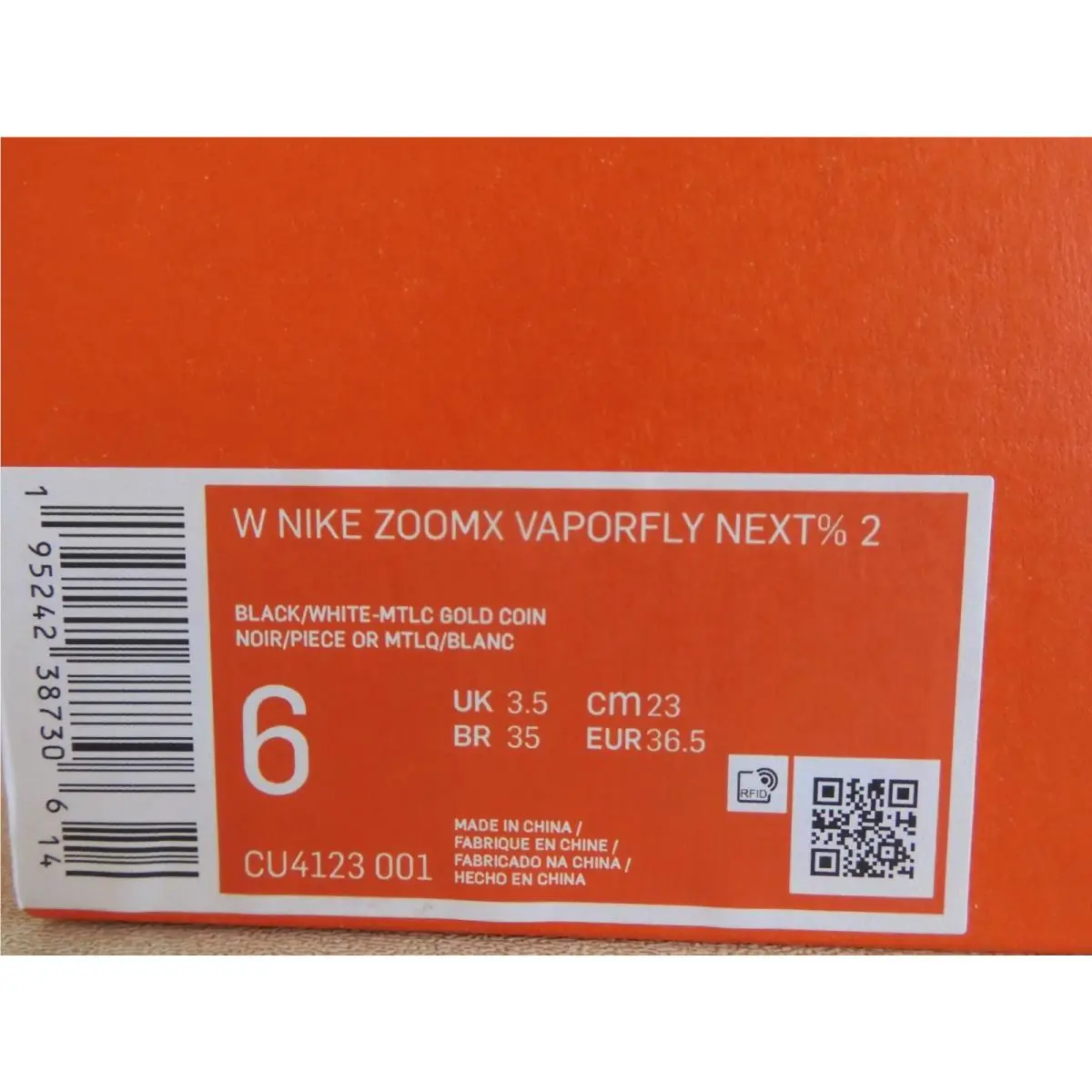 Nike shoes - Nike ZoomX Vaporfly Next% 2 - CU4123-001 - Black (UPC: 195242387306) 6
