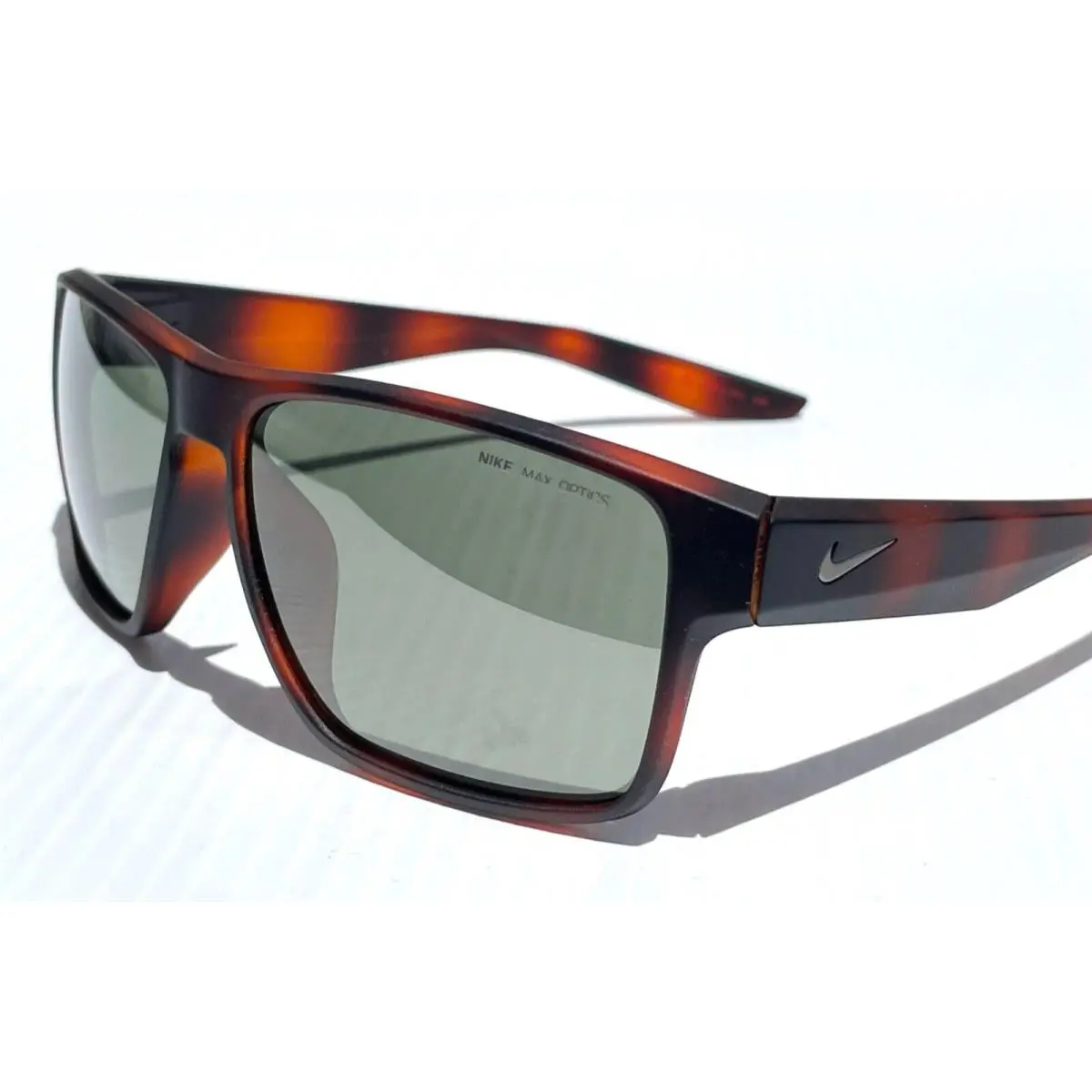 Essential Venture Mat Tortoise Flash Green Gunmetal Sunglass EV1001 200 by Nike