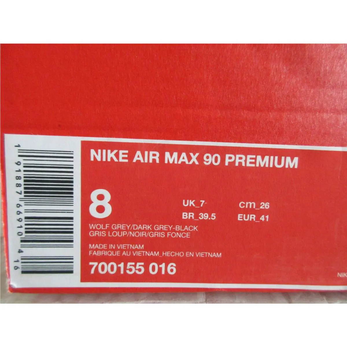 Nike shoes - Nike Air Max 90 - Air Max - Gray (UPC: 191887669104) 3