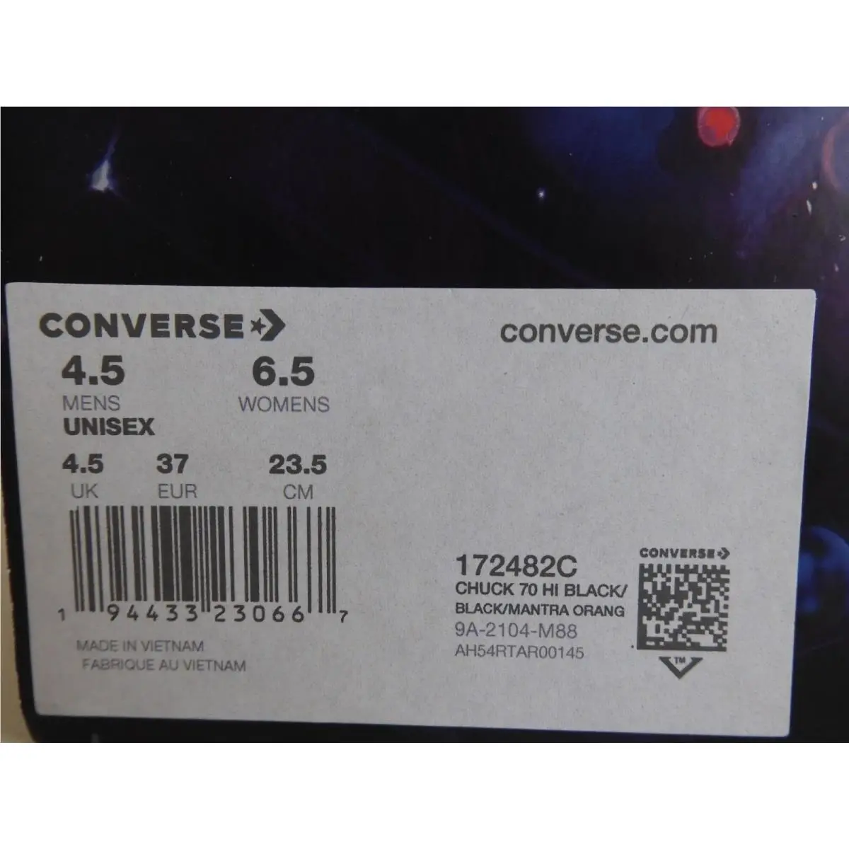 Nike shoes - Converse Chuck Taylor All-Star Hi - Black (UPC: 194433230667) 4