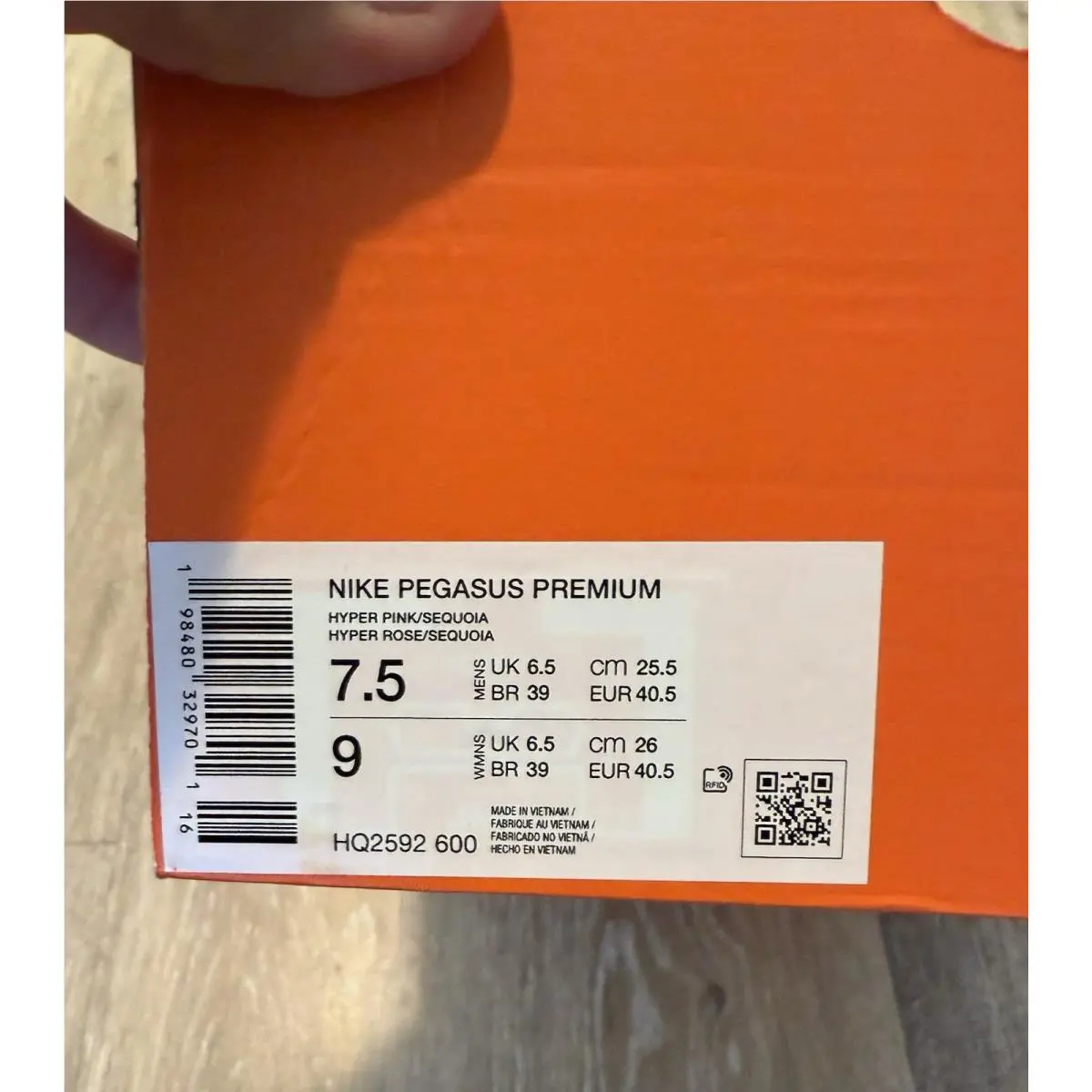 Nike shoes - Nike Pegasus - Pegasus - HQ2592-600 - Pink (UPC: 00198486908924) 10