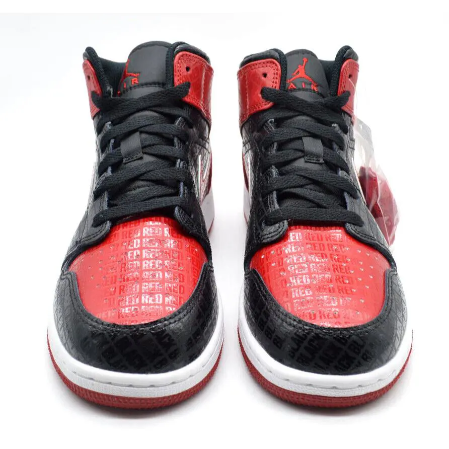 Nike shoes - Jordan Air 1 Mid GS - Black (UPC: 195869257150) 1
