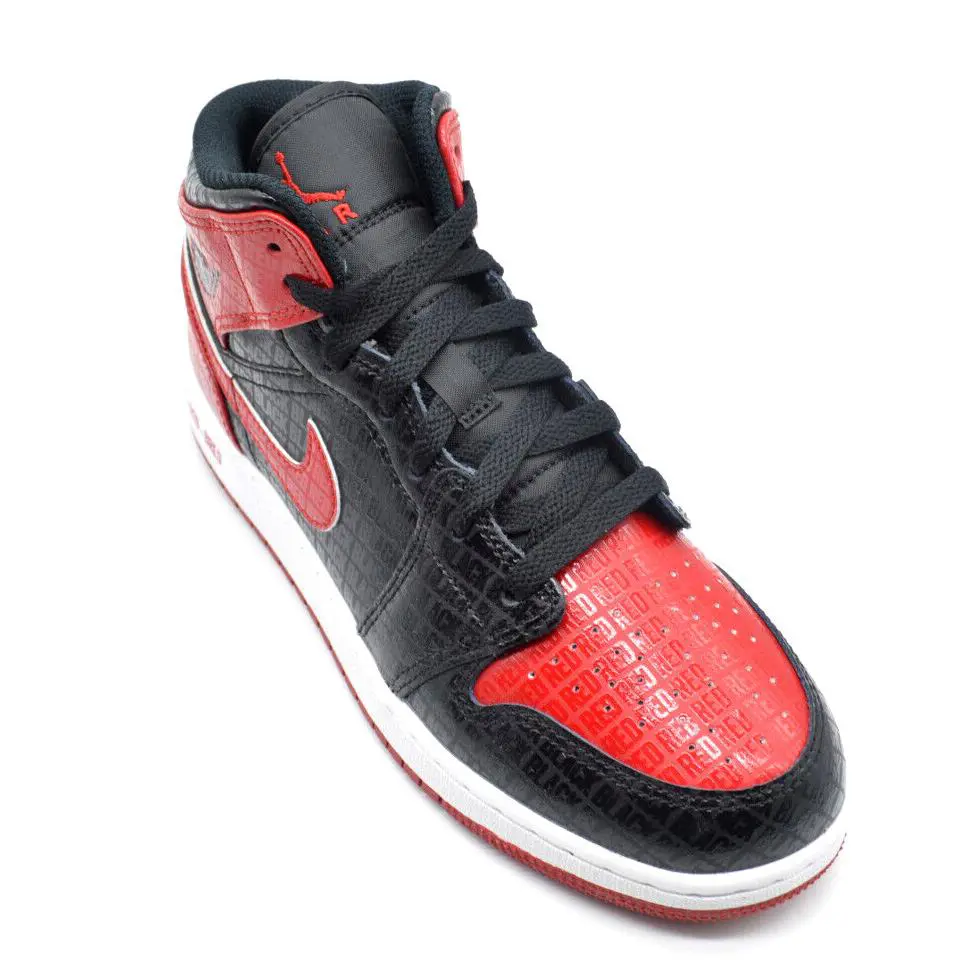 Nike shoes - Jordan Air 1 Mid GS - Black (UPC: 195869257150) 4