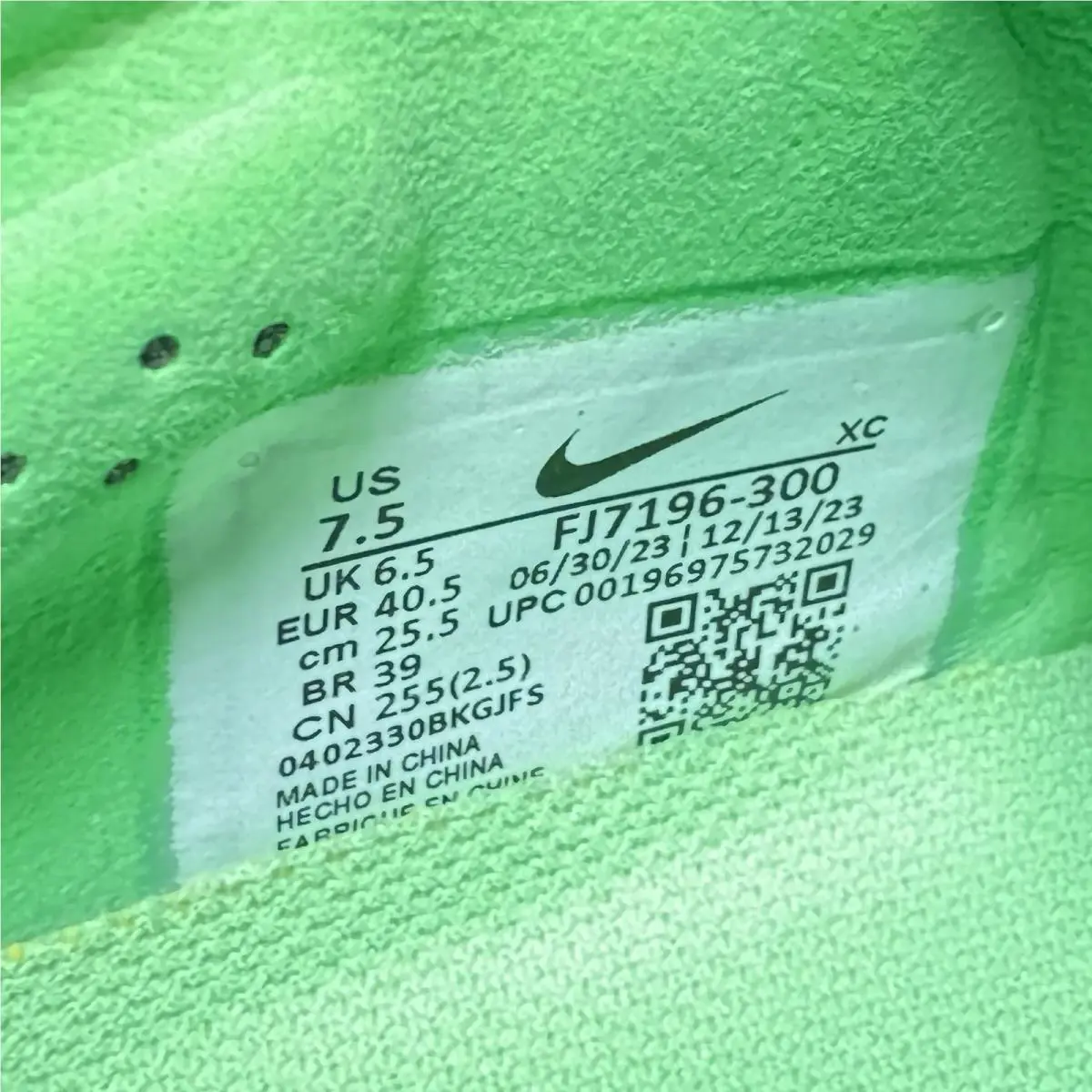 Nike shoes - Nike Mercurial Vapor - Mercurial Vapor - FJ7196-300 - Green 4