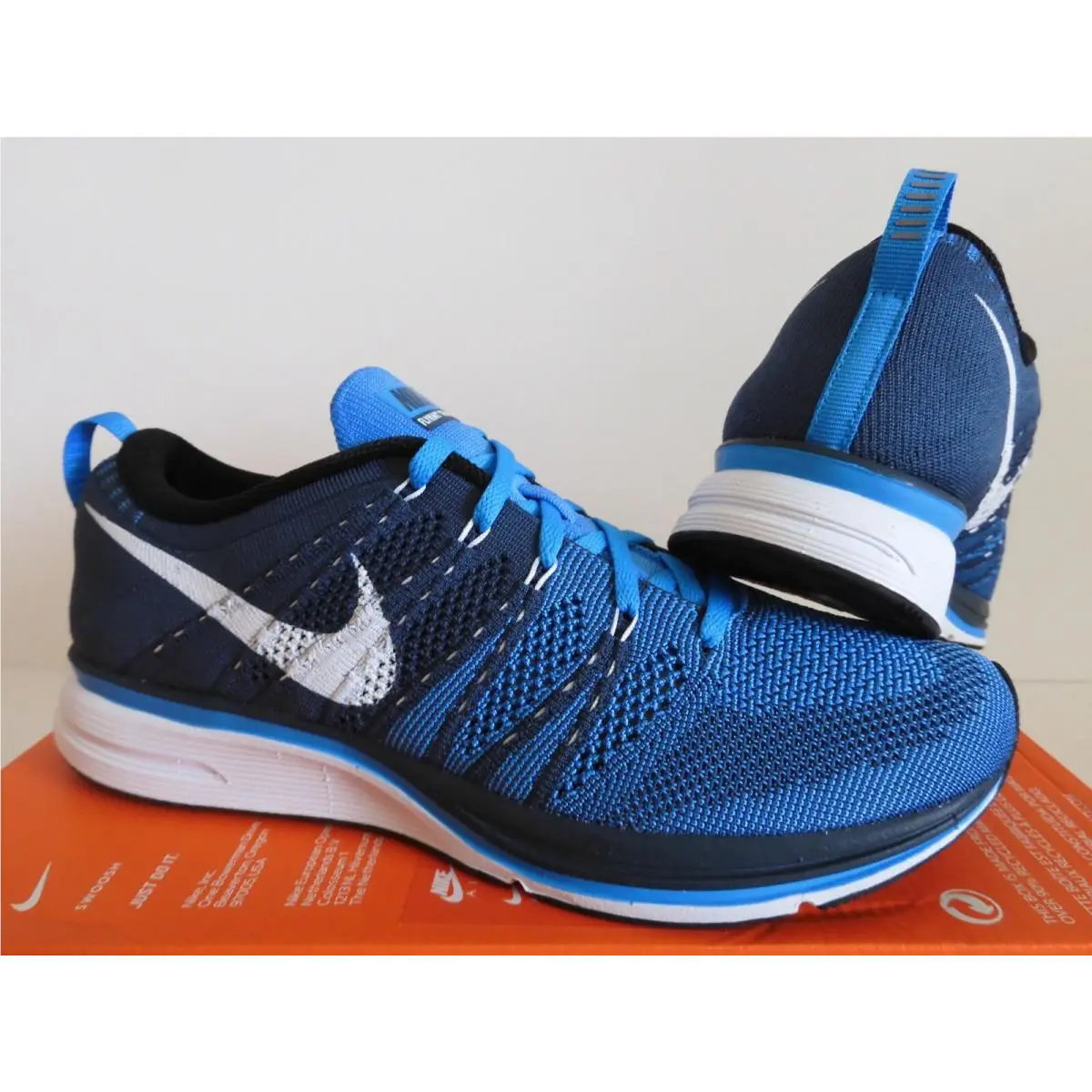 Nike shoes - Nike Flyknit Trainer+ - Flyknit - Blue (UPC: 884498236352) 0