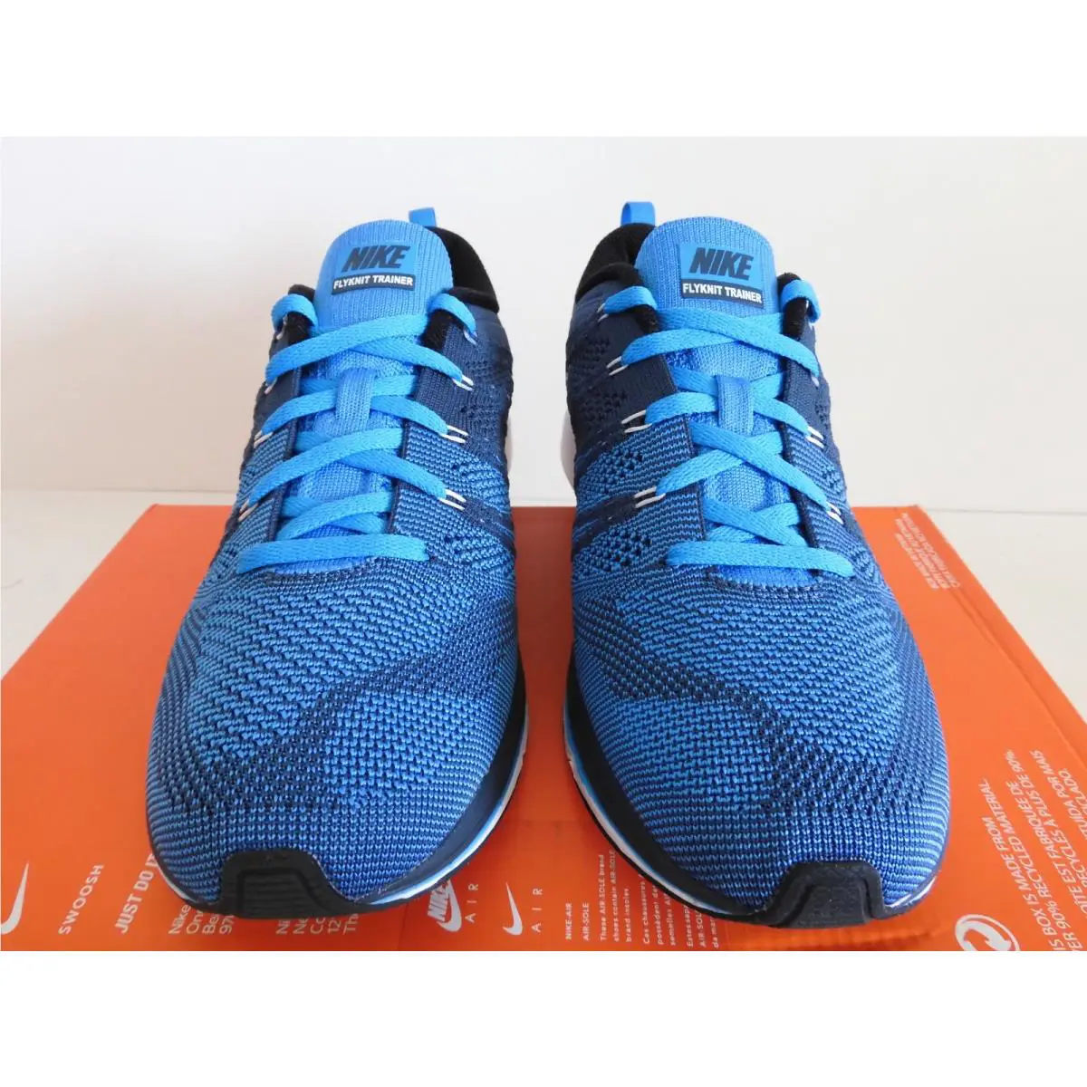 Nike shoes - Nike Flyknit Trainer+ - Flyknit - Blue (UPC: 884498236352) 1