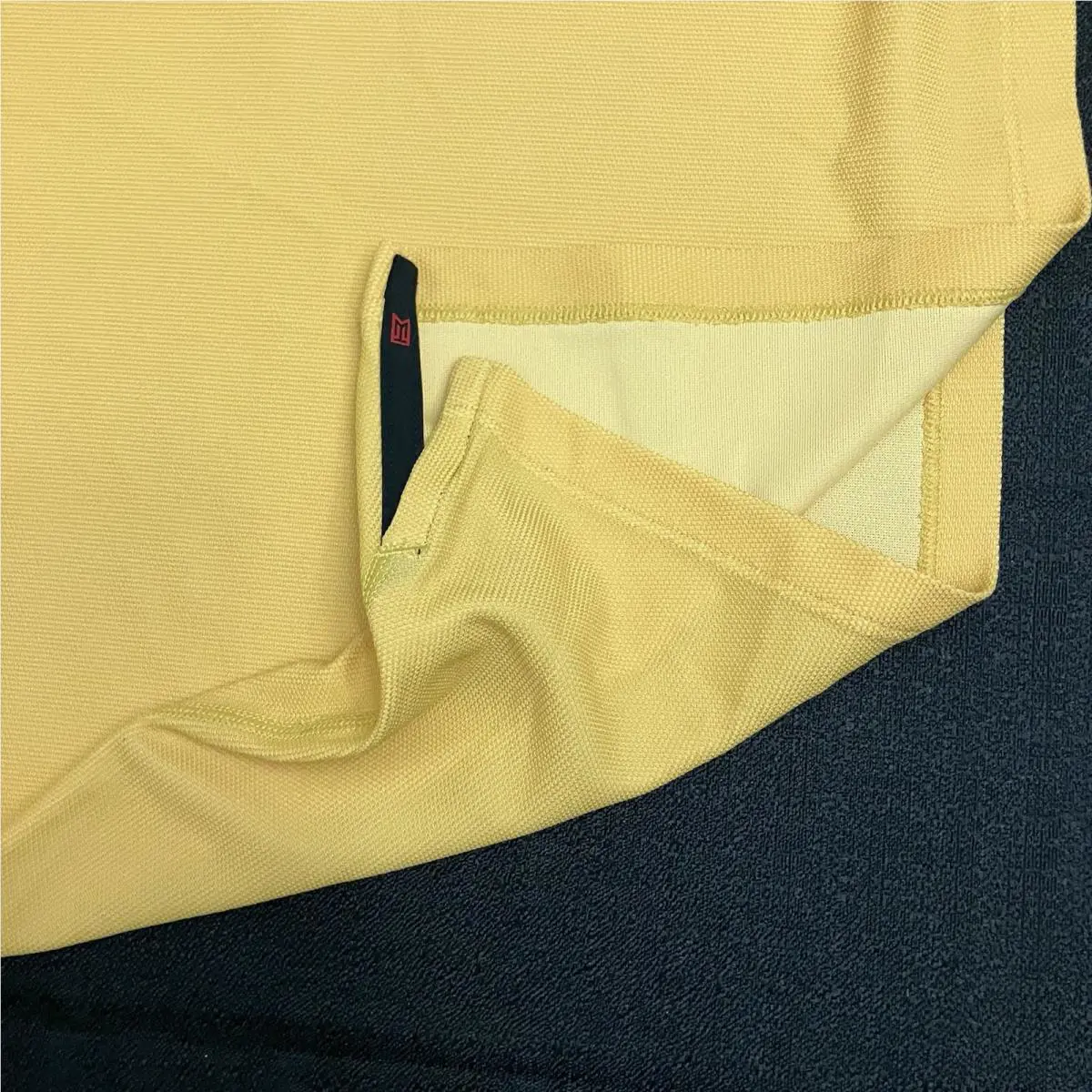 Nike clothing - Tiger Woods Dri Fit ADV Polo - Yellow Gold Black 5