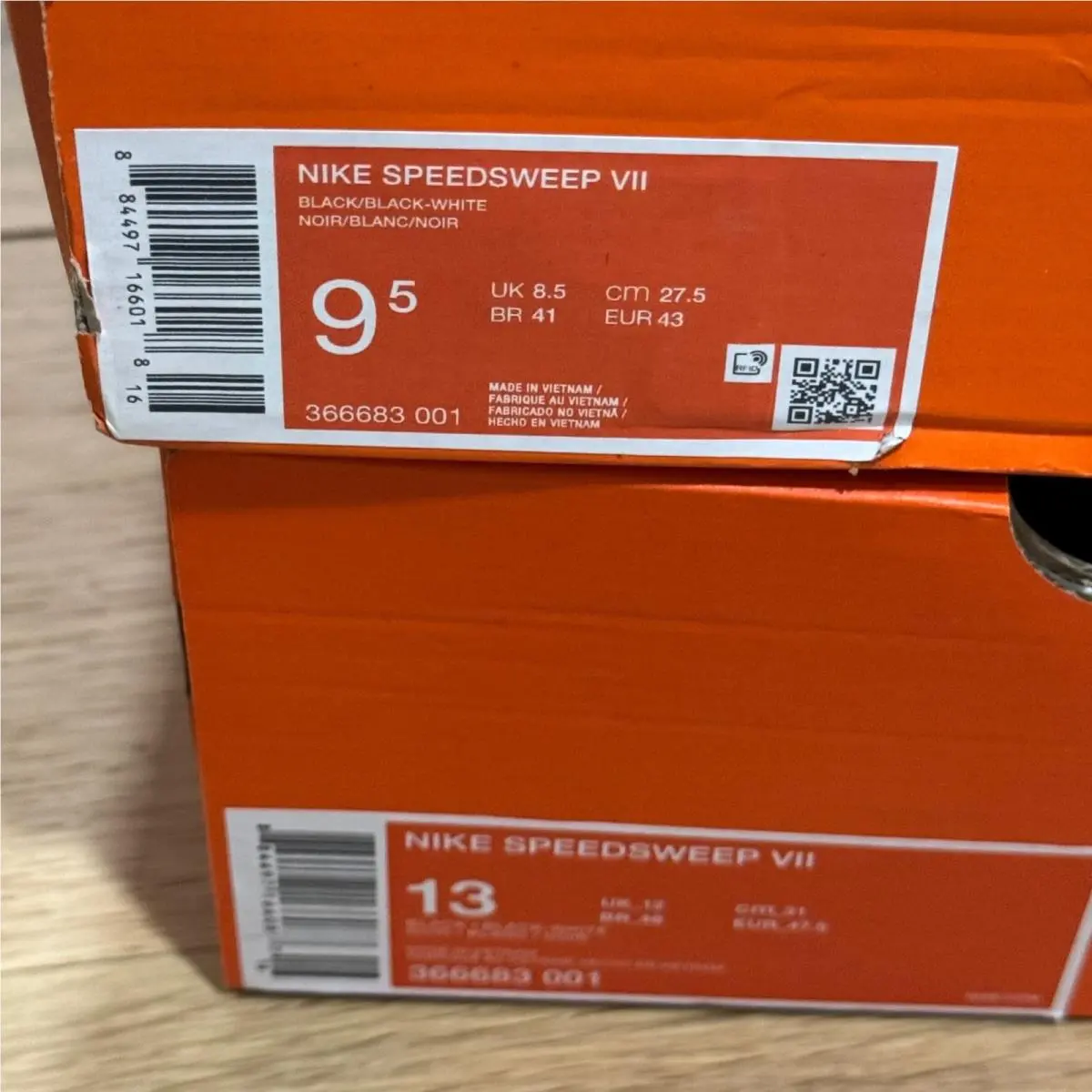 Nike shoes - 366683-001 - 366683-001 - Black/White 0