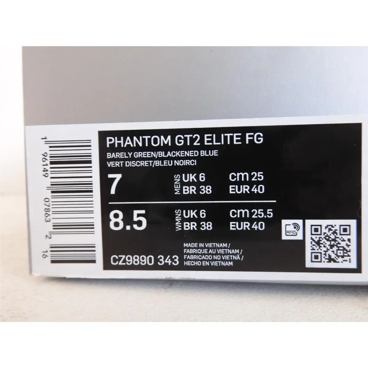 Nike shoes - Nike Phantom GT2 Elite FG - CZ9890-343 - Green (UPC: 196149078632) 3