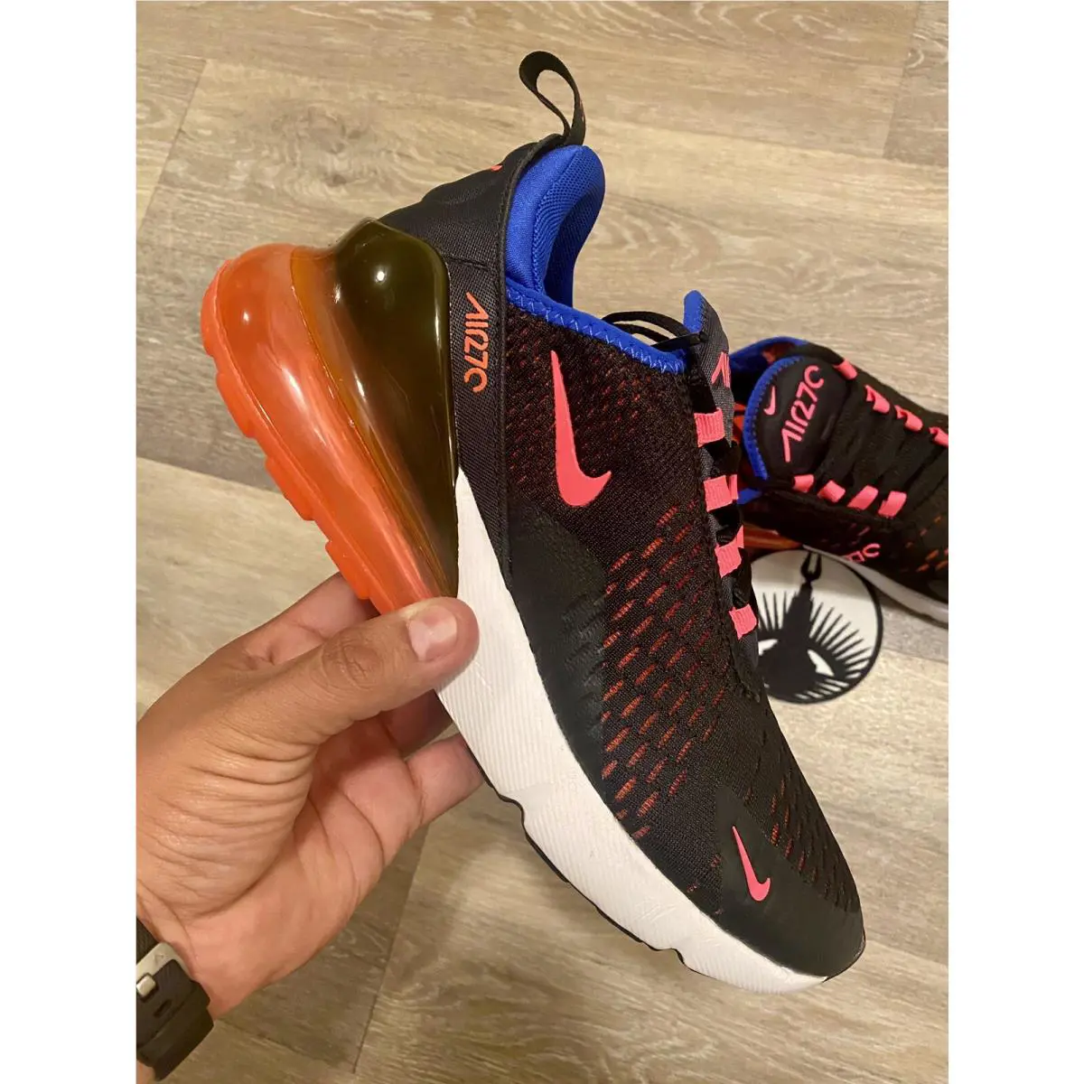 Nike shoes - Nike Air Max 270 - Air Max - DZ4407-600 - Bright Crimson/Hyper Pink/Black/Racer Blue 8
