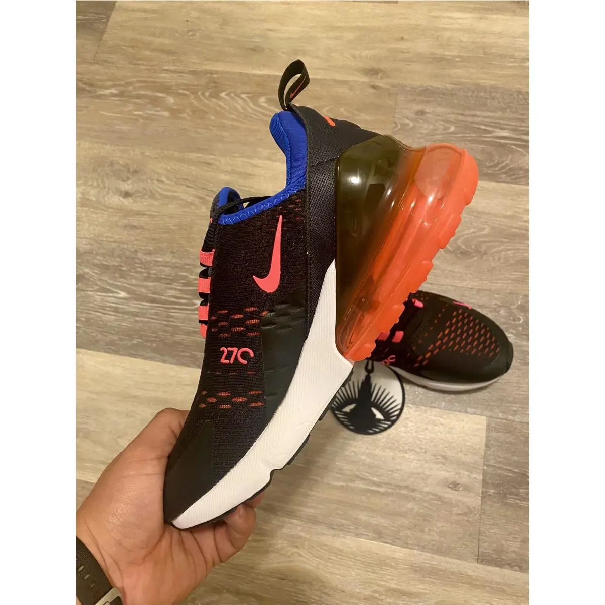 Nike shoes - Nike Air Max 270 - Air Max - DZ4407-600 - Bright Crimson/Hyper Pink/Black/Racer Blue 3