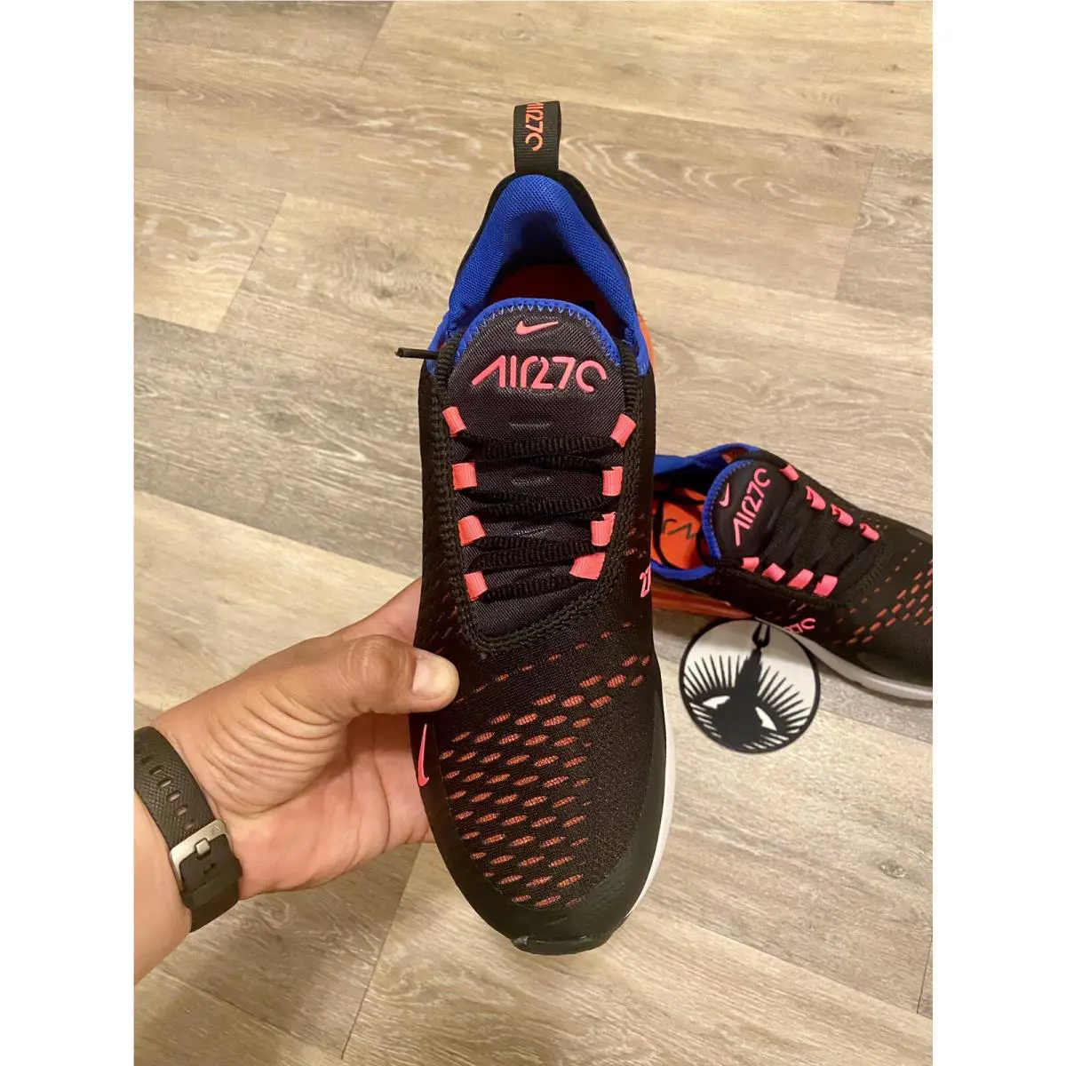 Nike shoes - Nike Air Max 270 - Air Max - DZ4407-600 - Bright Crimson/Hyper Pink/Black/Racer Blue 4