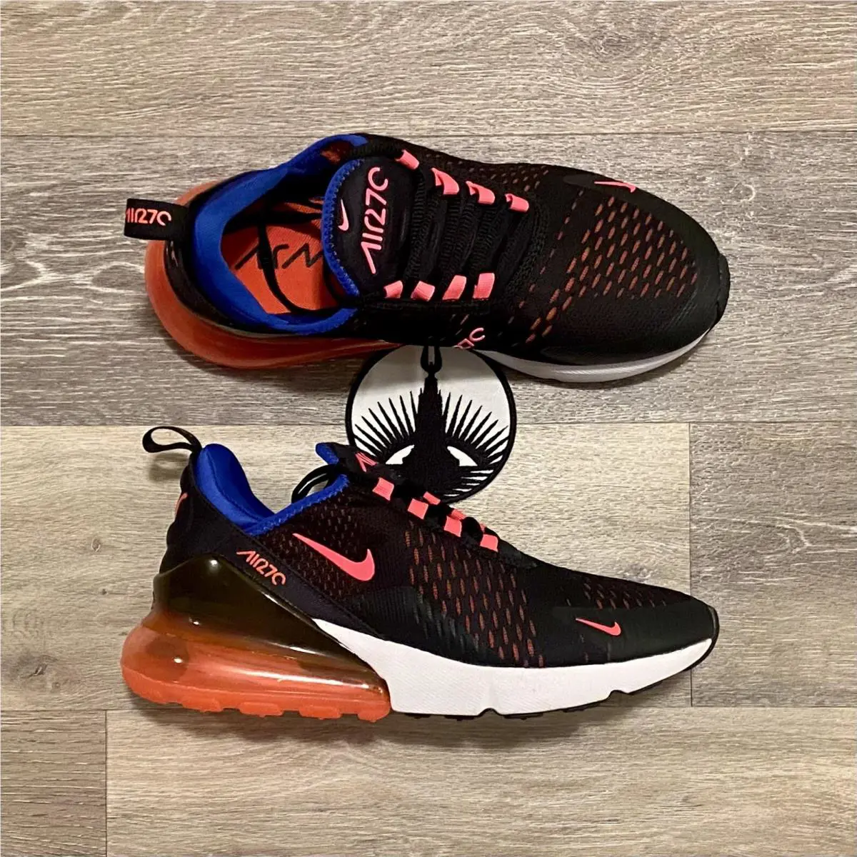 Nike shoes - Nike Air Max 270 - Air Max - DZ4407-600 - Bright Crimson/Hyper Pink/Black/Racer Blue 5