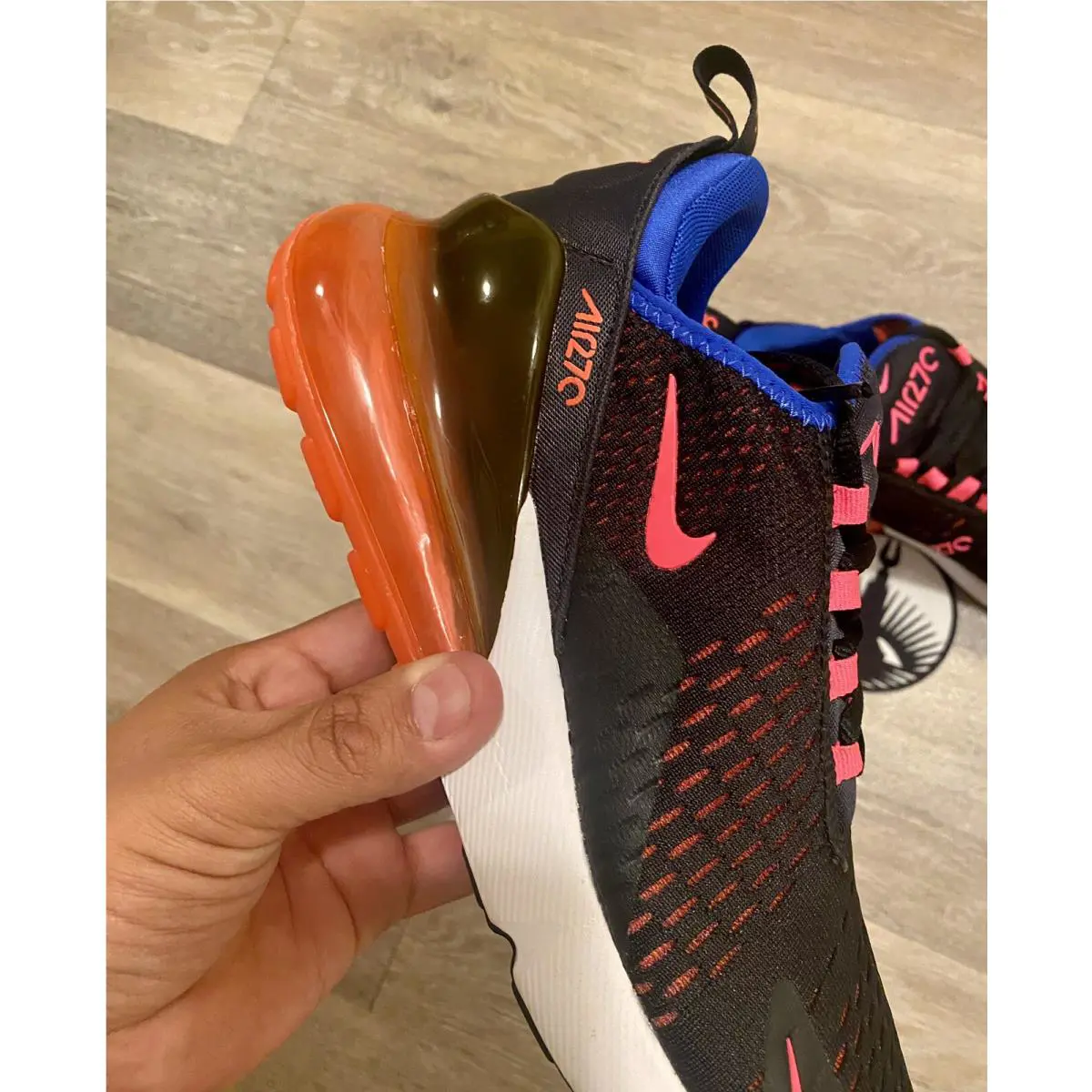 Nike shoes - Nike Air Max 270 - Air Max - DZ4407-600 - Bright Crimson/Hyper Pink/Black/Racer Blue 7