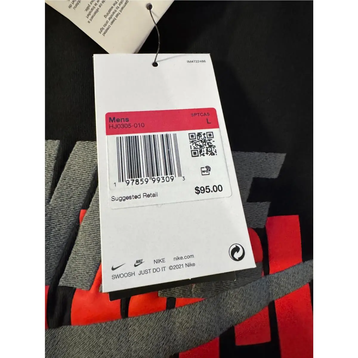 Nike clothing - Black (UPC: 0197860043787) 5