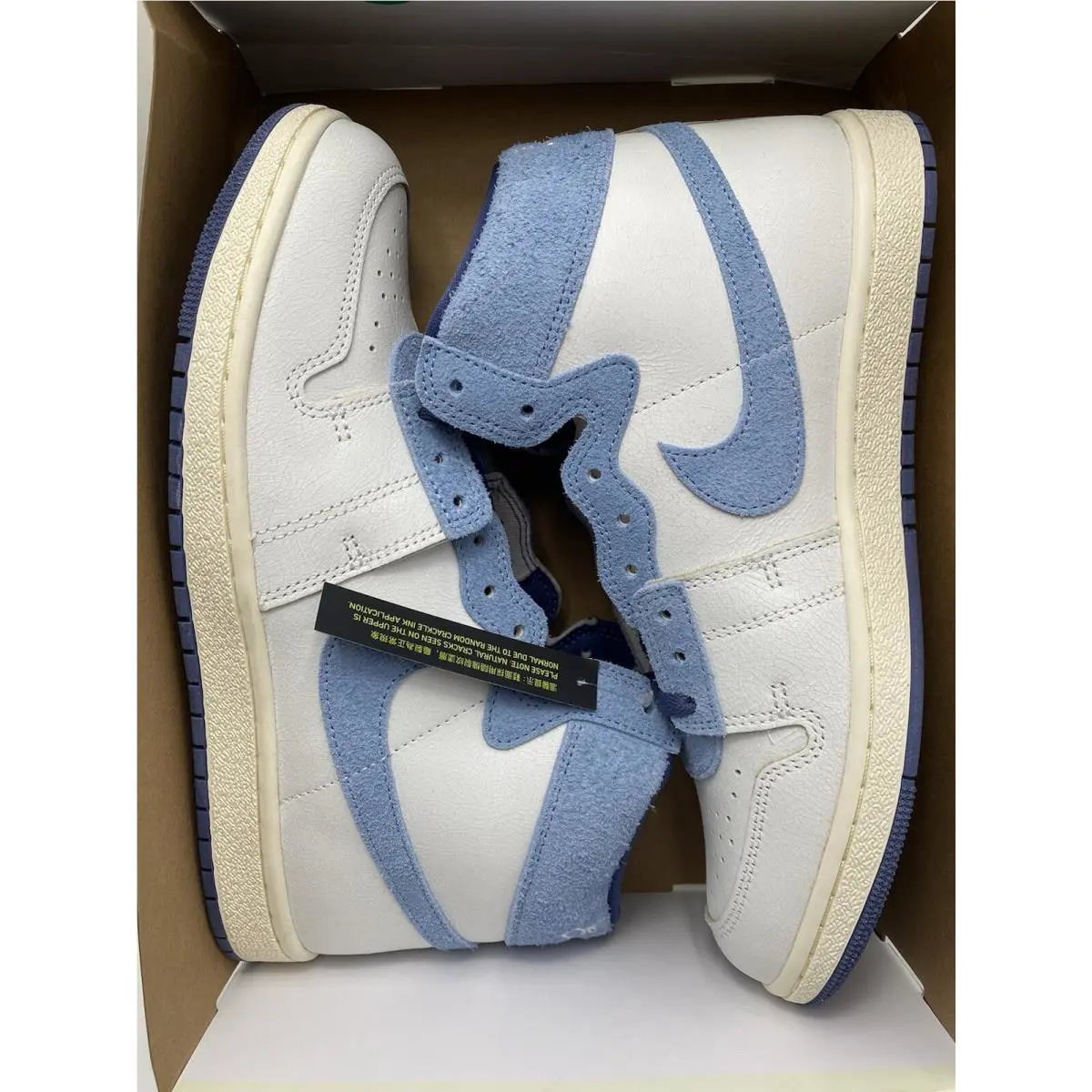Nike shoes - Nike Air Ship - Air Ship - DZ3497 104 - Summit White/Diffused Blue (UPC: 196605483888) 4