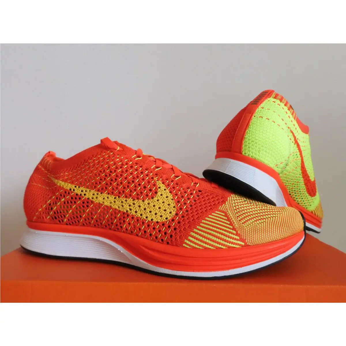 Nike shoes - Nike Flyknit Racer - Flyknit Racer - Red (UPC: 091209659106) 0