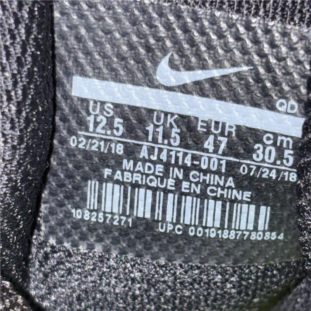Nike shoes - Nike Zoom Pegasus - Zoom Pegasus - AJ4114-001 - Black 5