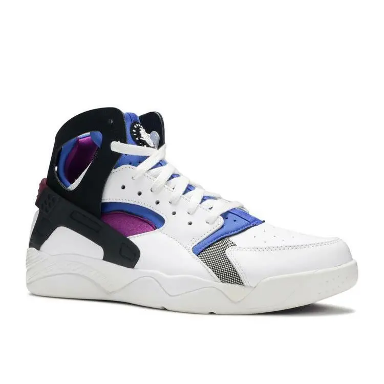 Nike shoes - Air Flight Huarache Prm Qs - 686203-100 - White, Secondary: Blue 0