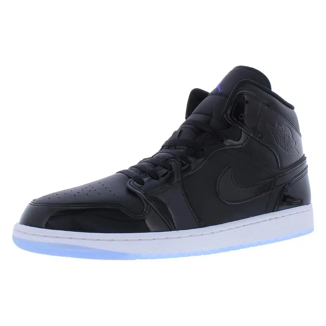 Nike Men`s Air Jordan 1 Mid Shoes Black/white DV1308-004 Sz 8