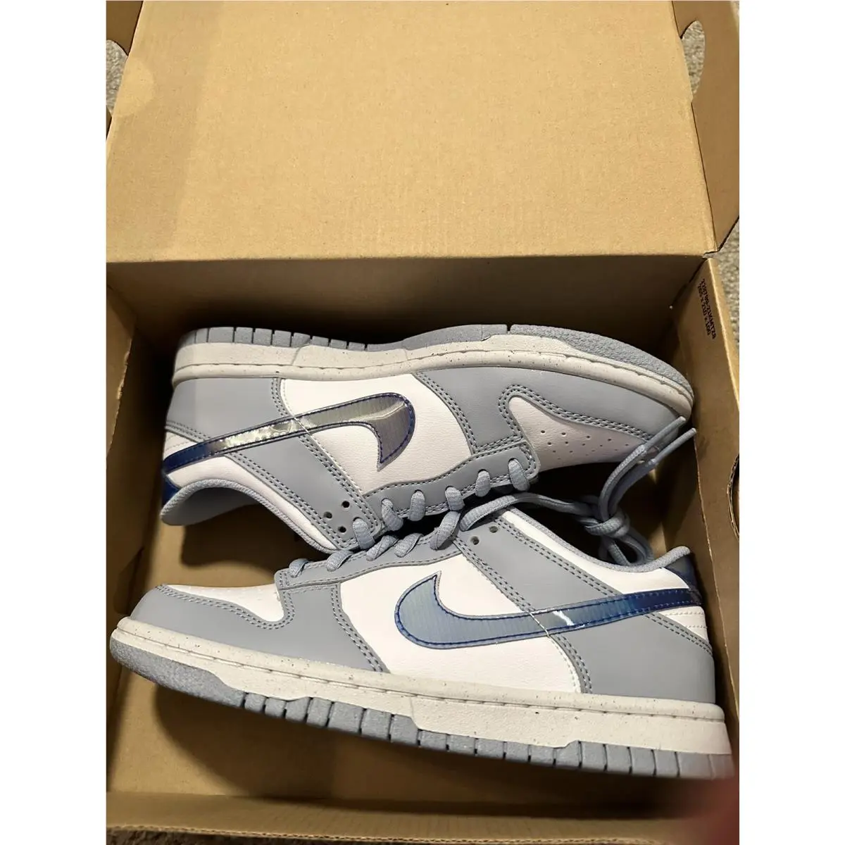 Nike shoes - Nike Dunk Low - Dunk Low - White and blue 3