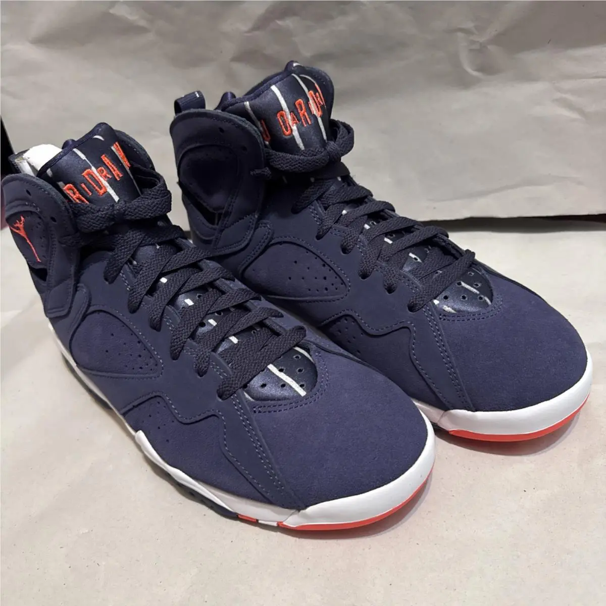 Nike shoes - Air Jordan 7 - Air - DV0577-500 - Neutral Indigo/White/Light Bone/Bright Crimson 0