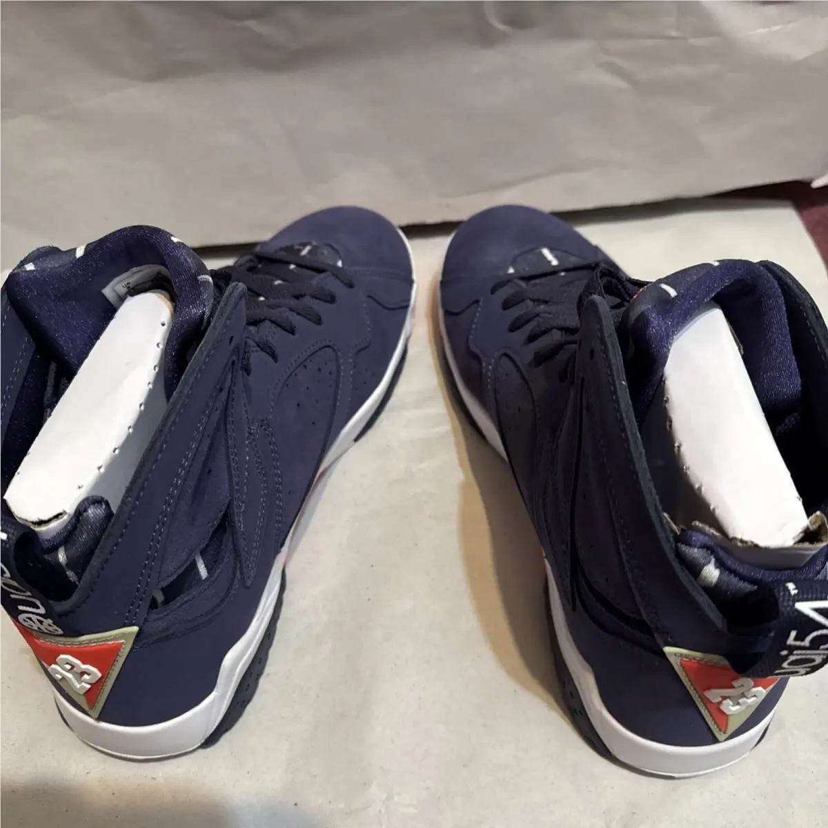Nike shoes - Air Jordan 7 - Air - DV0577-500 - Neutral Indigo/White/Light Bone/Bright Crimson 2