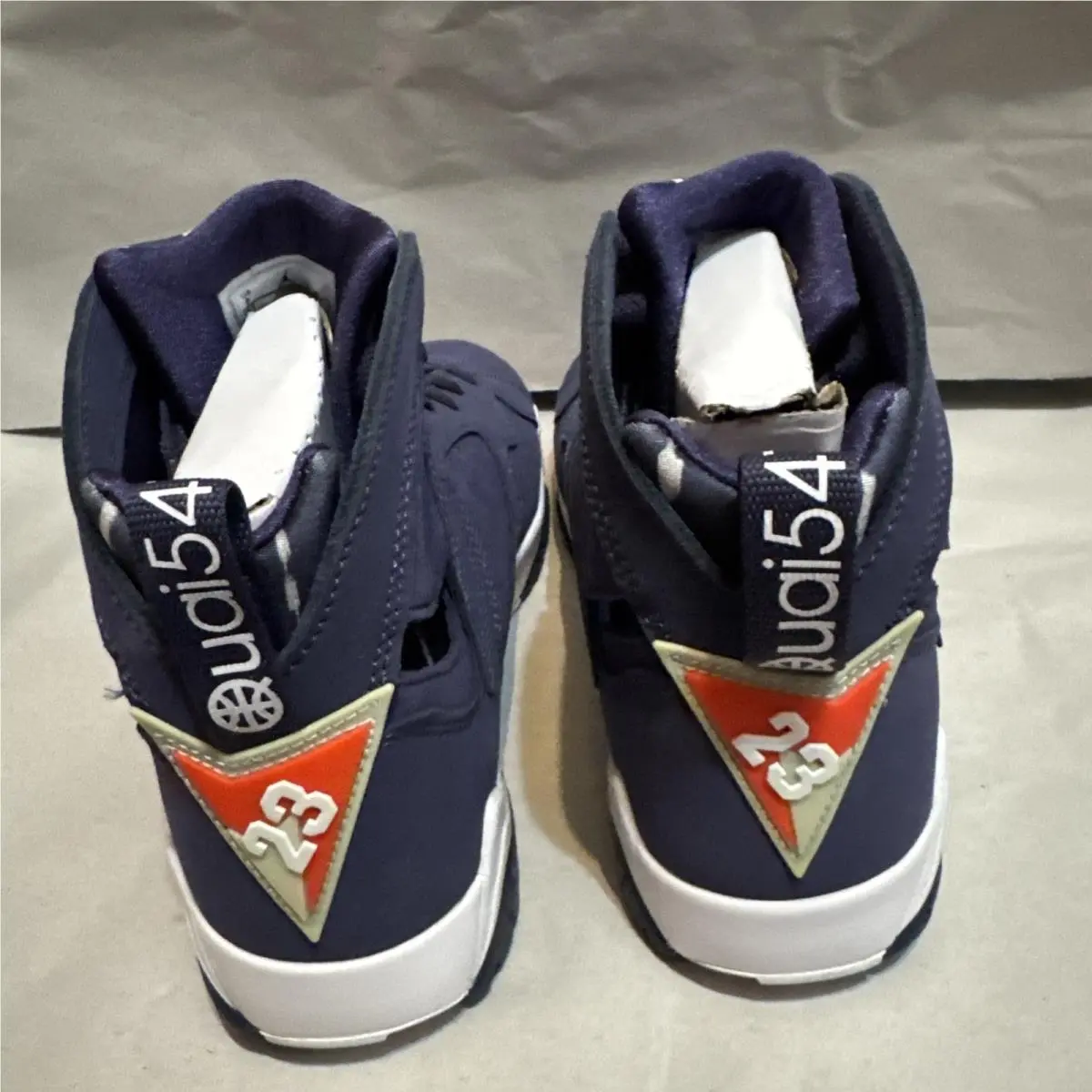 Nike shoes - Air Jordan 7 - Air - DV0577-500 - Neutral Indigo/White/Light Bone/Bright Crimson 4