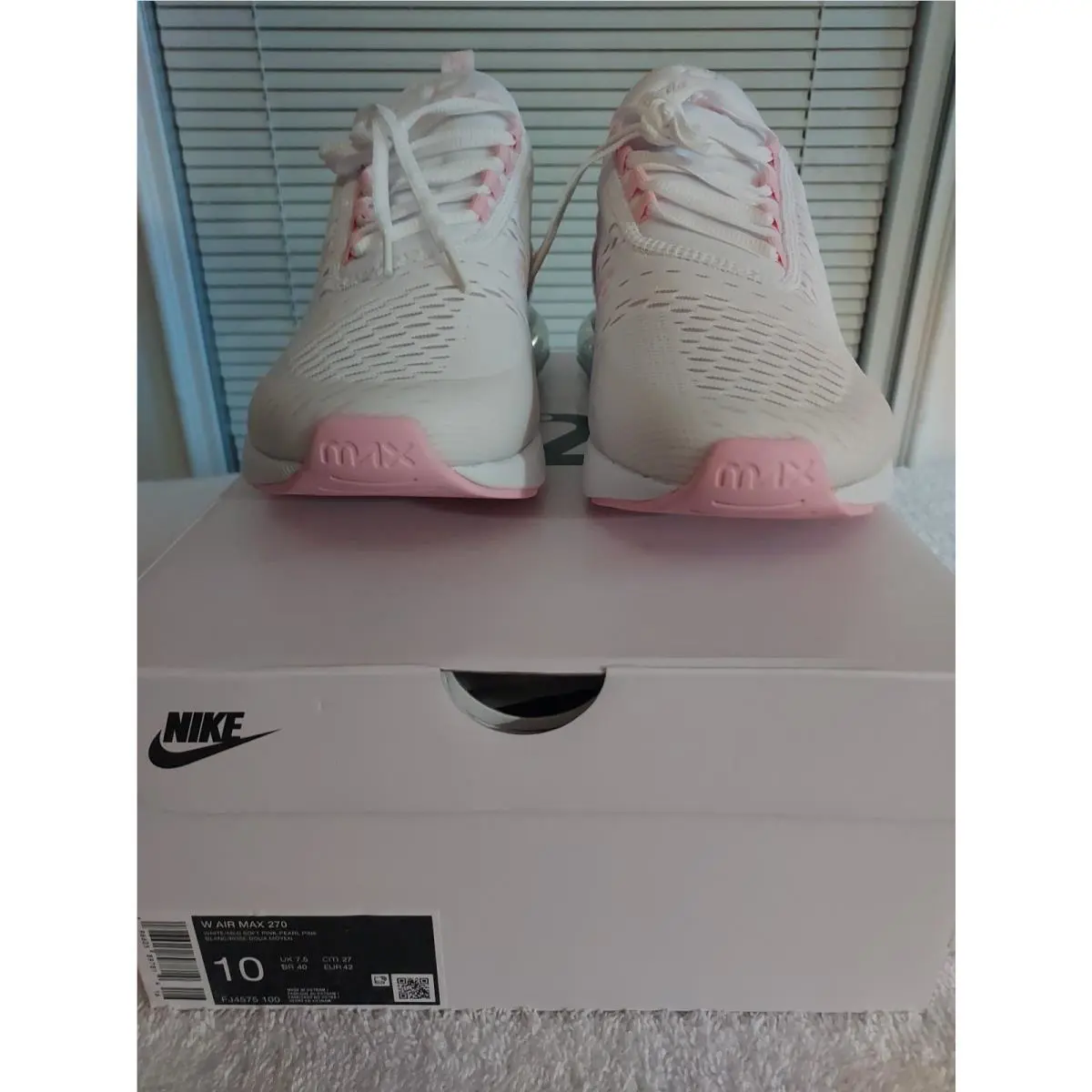 Nike shoes - Nike Air Max 270 - Air Max - FJ4575 100 - White 7