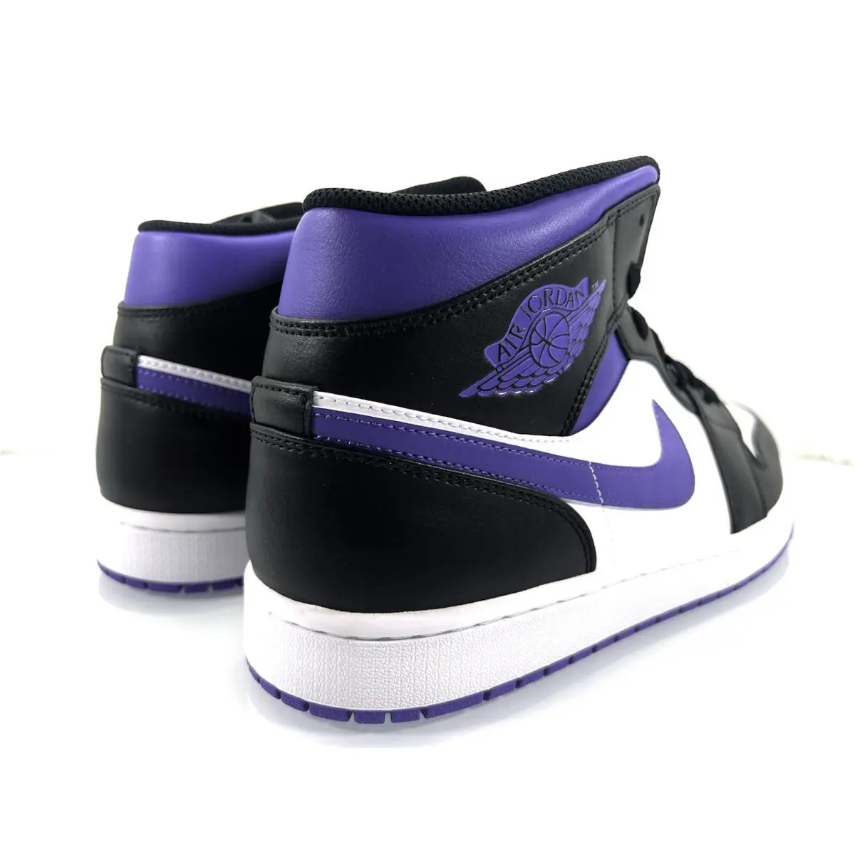 Nike shoes - Air Jordan 1 - Air - 554724-095 - Black/White/Purple 5