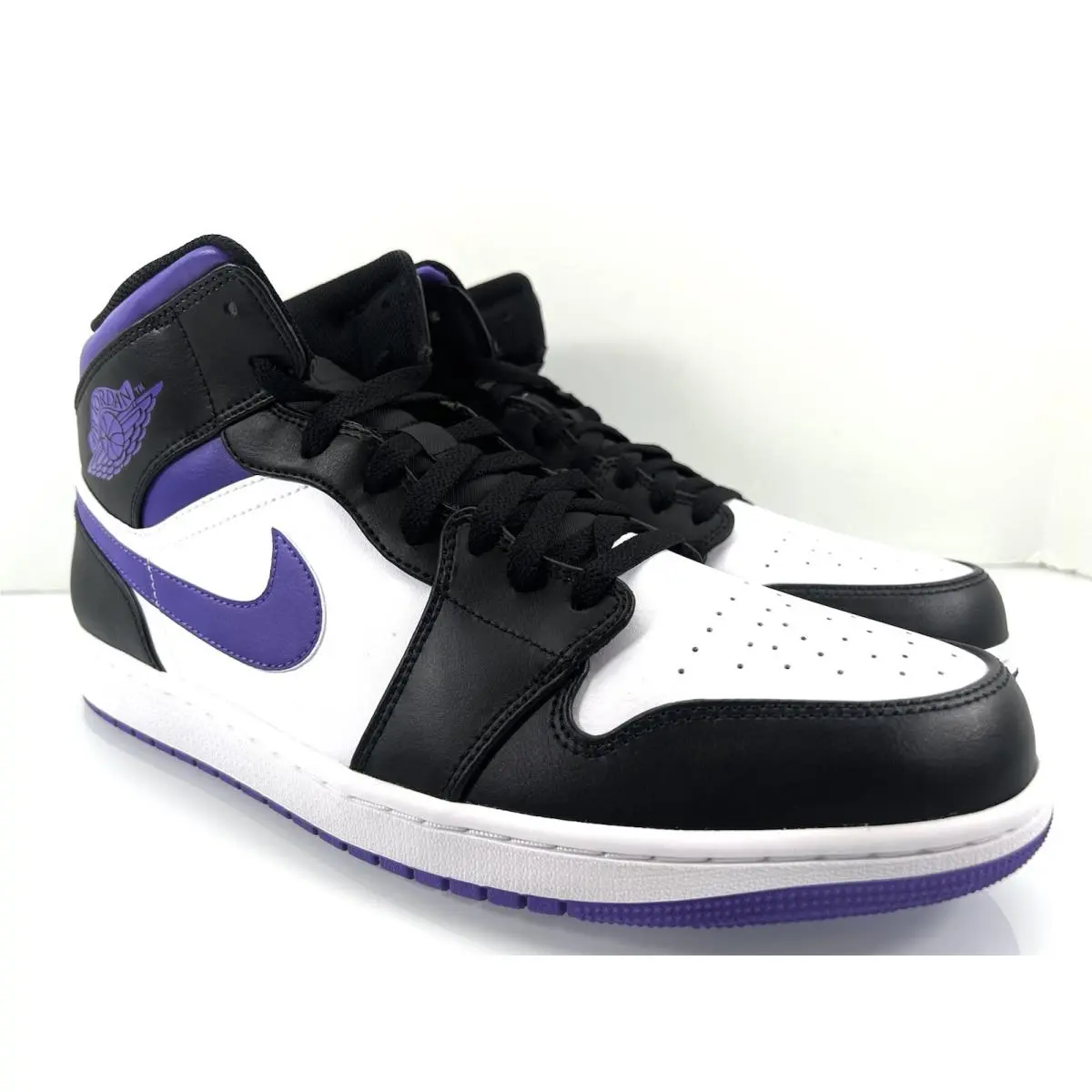 Nike shoes - Air Jordan 1 - Air - 554724-095 - Black/White/Purple 6