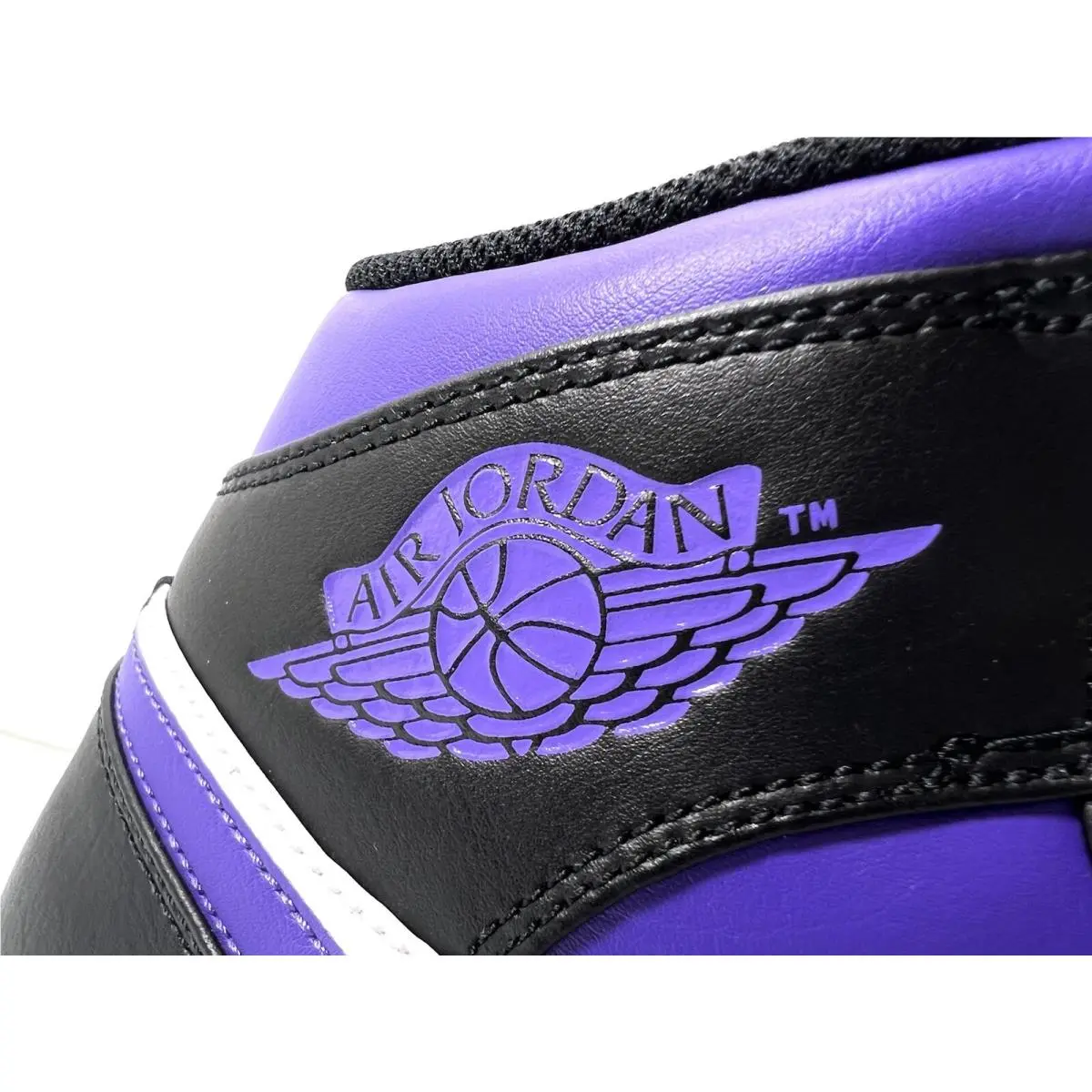 Nike shoes - Air Jordan 1 - Air - 554724-095 - Black/White/Purple 9