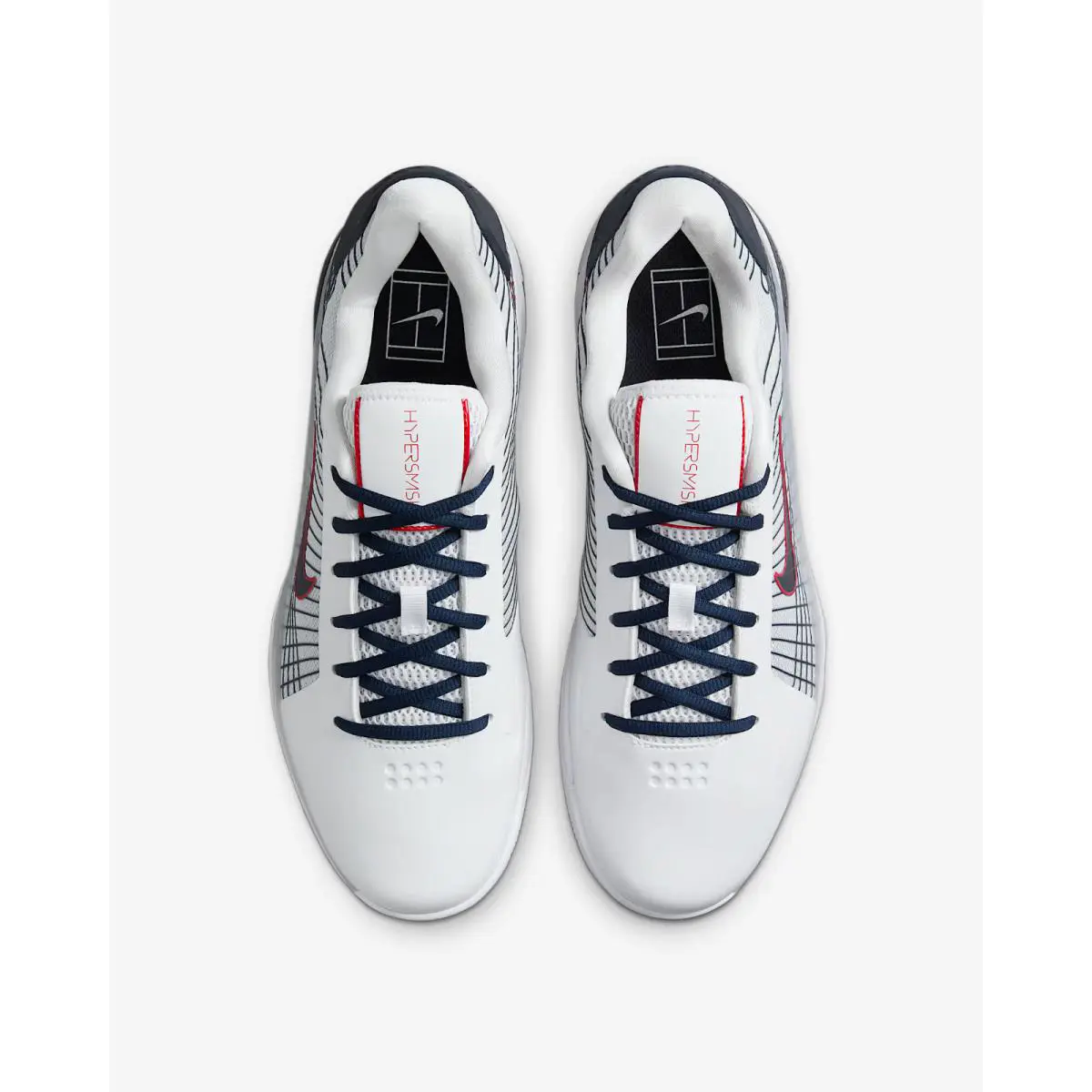 Nike shoes - Nike Zoom Vapor 12 Hypersmash HC - HJ0549-100 - White (UPC: 197602658439) 4