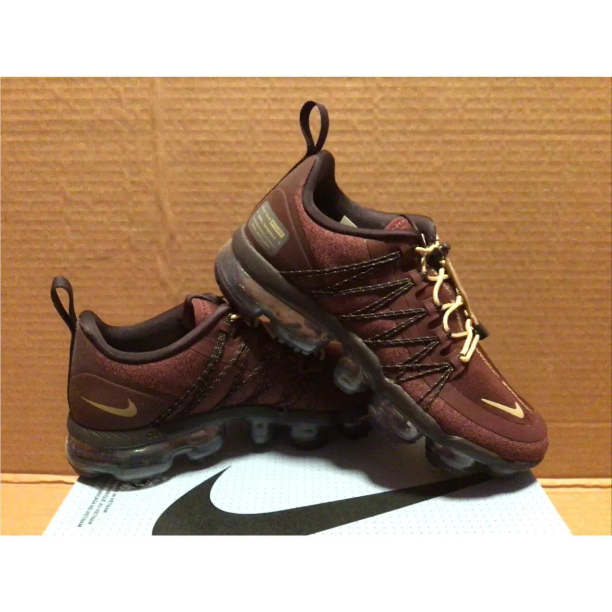 Nike shoes - Nike Air Vapormax Run Utility - Burgundy 1