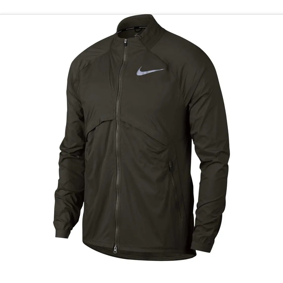 Shield Packable Run Jacket Windbreaker Running Dark Green Mens XL by Nike